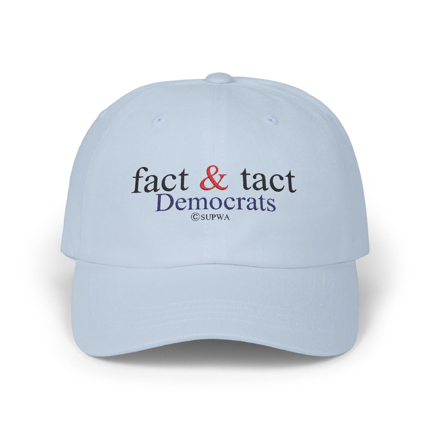 The Fact and Tact Cap from We The People Collective organization light colors