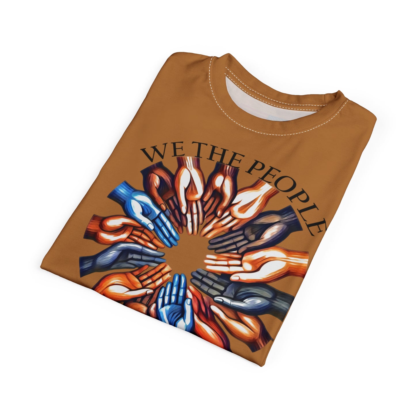 We The People Collective T-Shirt for Patriotism & Unity designed by tah