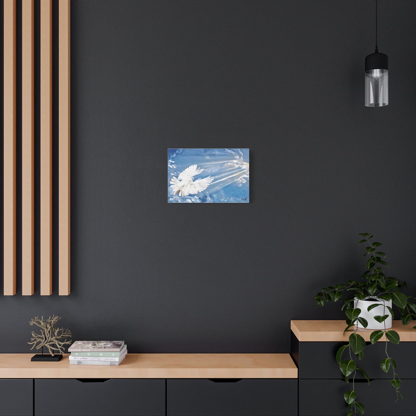 Canvas Print - The Calming Feathers - Serene Home Decor and Mindfulness Gift