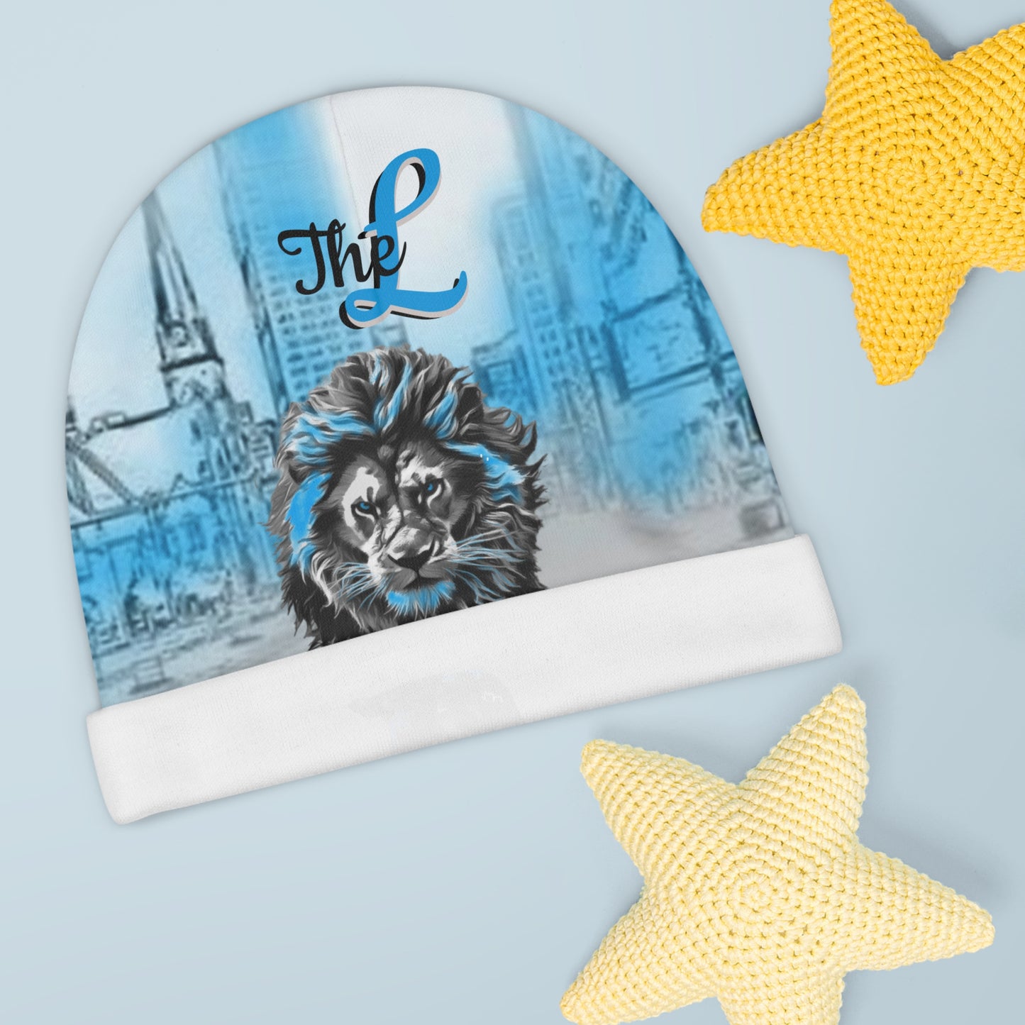 The L Beanie Hat - Detroit Lion NFC North Division Champions