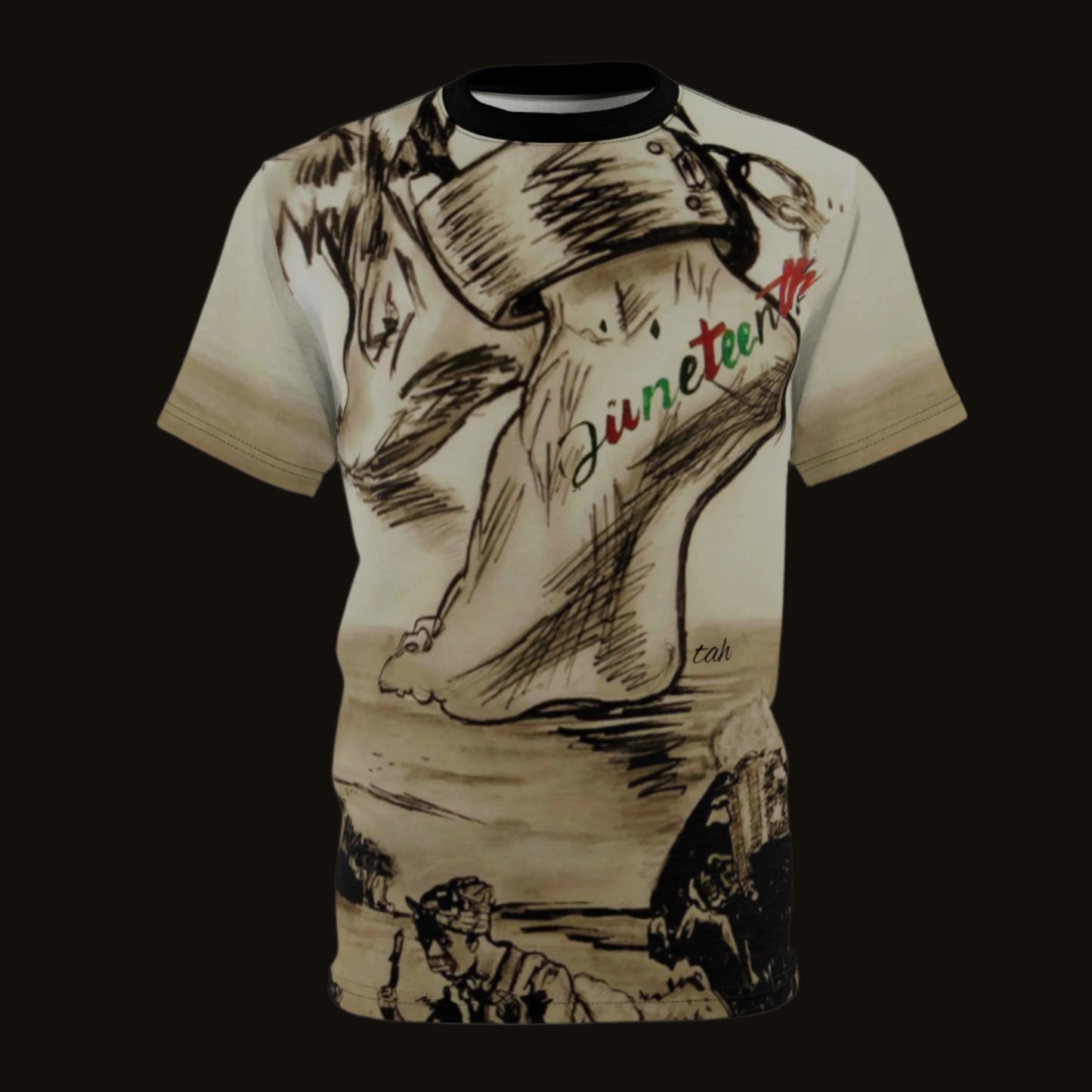 Juneteenth Unisex Tee - Artist tah Straight Outta Flint Michigan Celebration Shirt