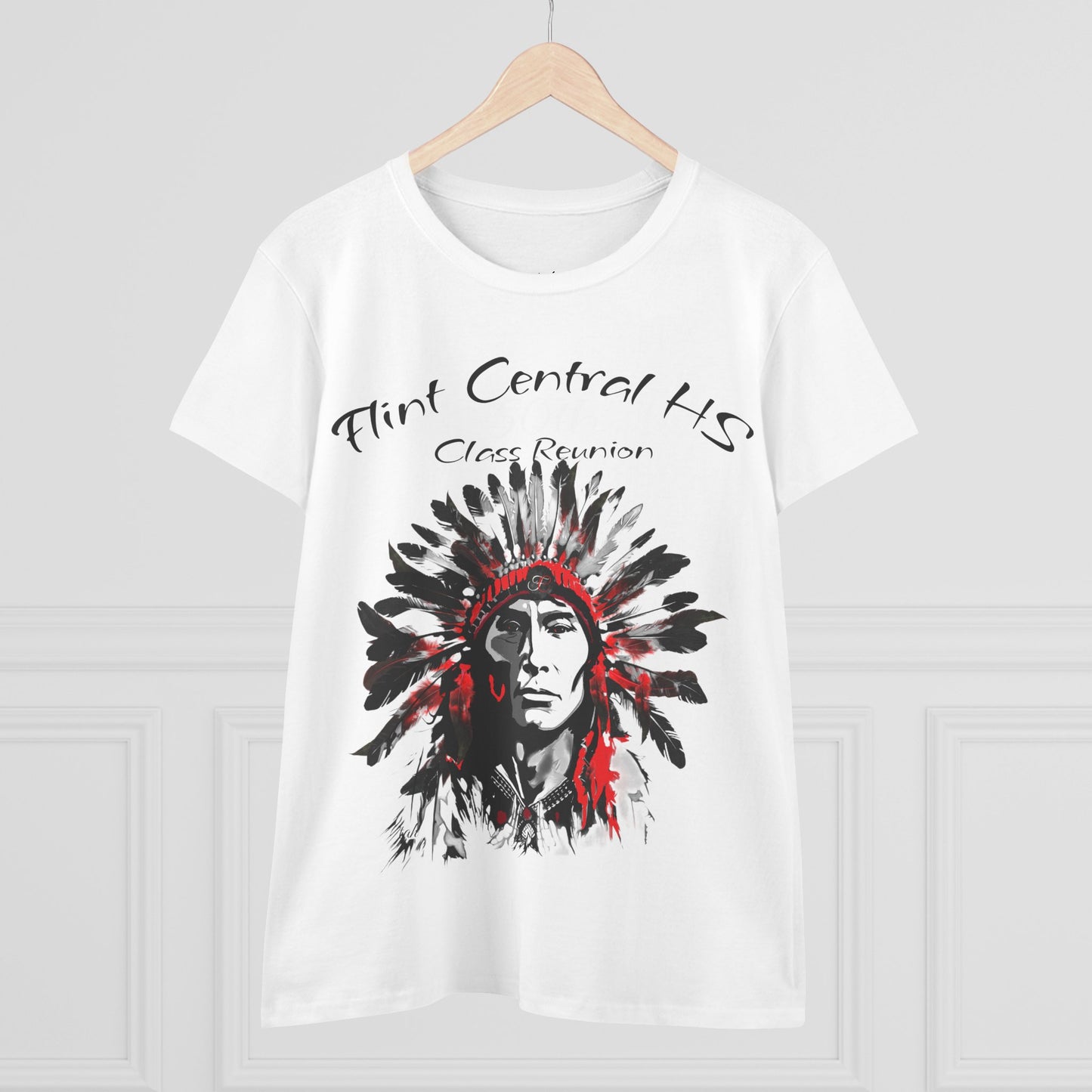 Debora's 50 years Straight Outta - Flint Central Indians High School 50 years Vibe Tee by tah
