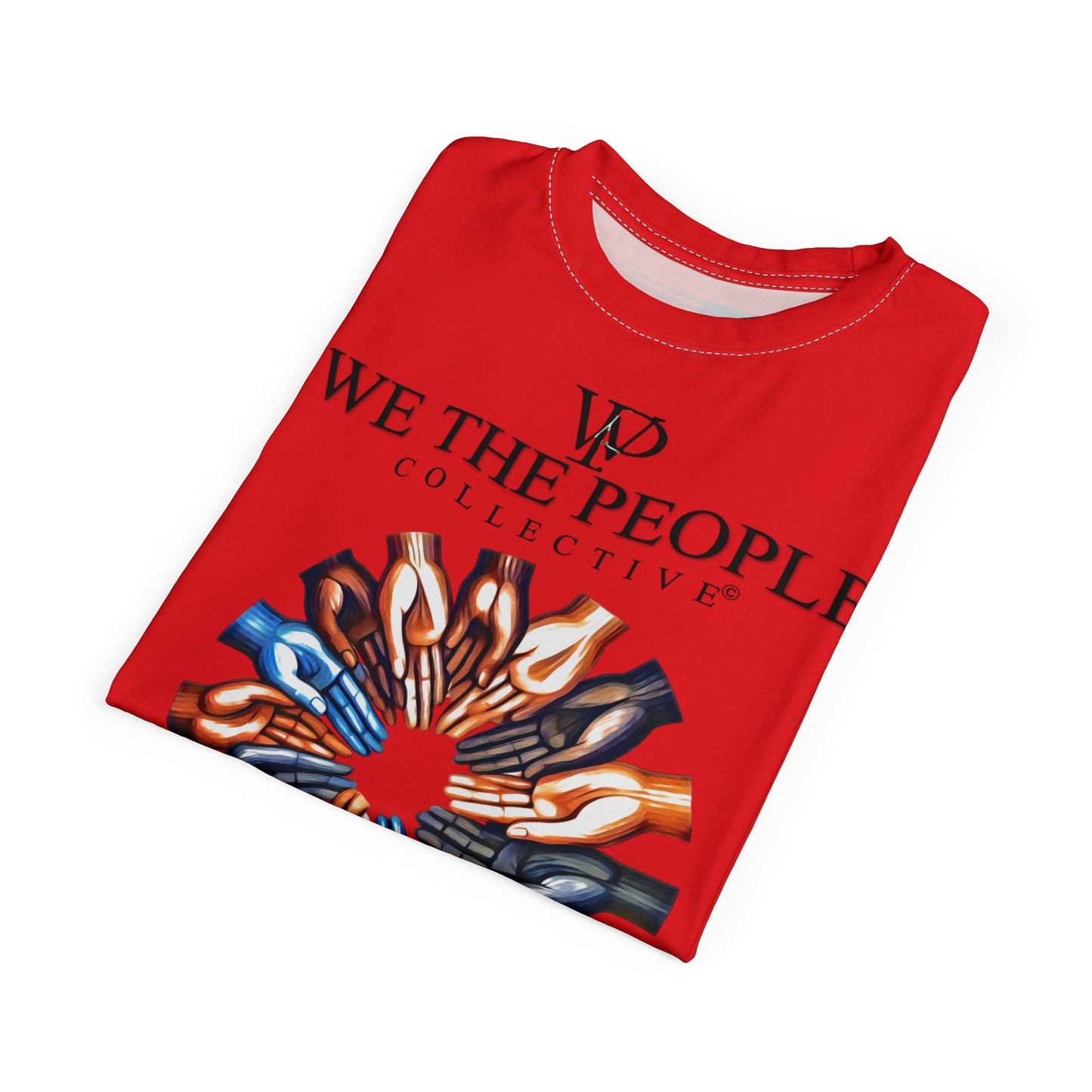 We The People Collective Red Unisex Tee