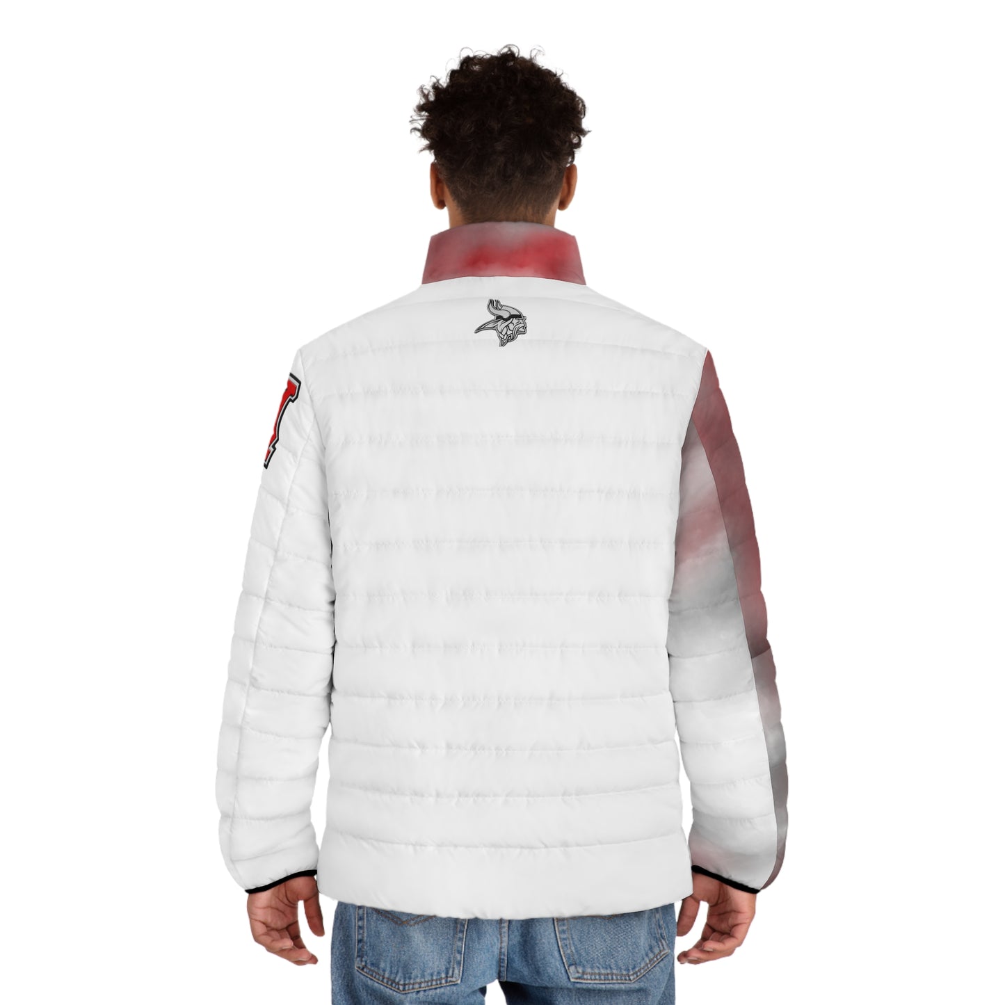 Northern' Viking's Puffer Jacket - Stylish Warmth for Adventurers designed by tah