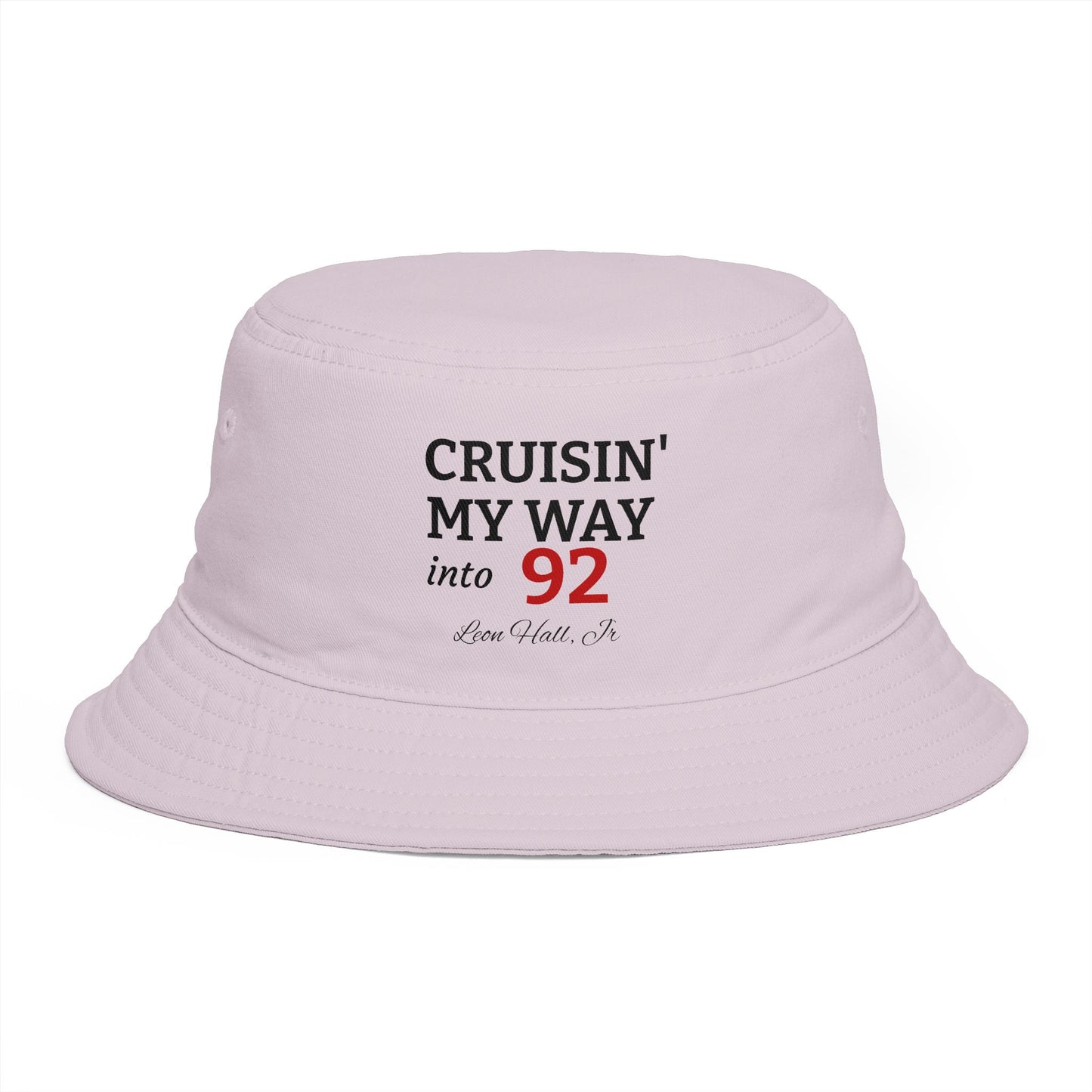 LeonJr, Cruisin' My Way Into 92 Bucket Hat — Vintage Summer Dad Hat