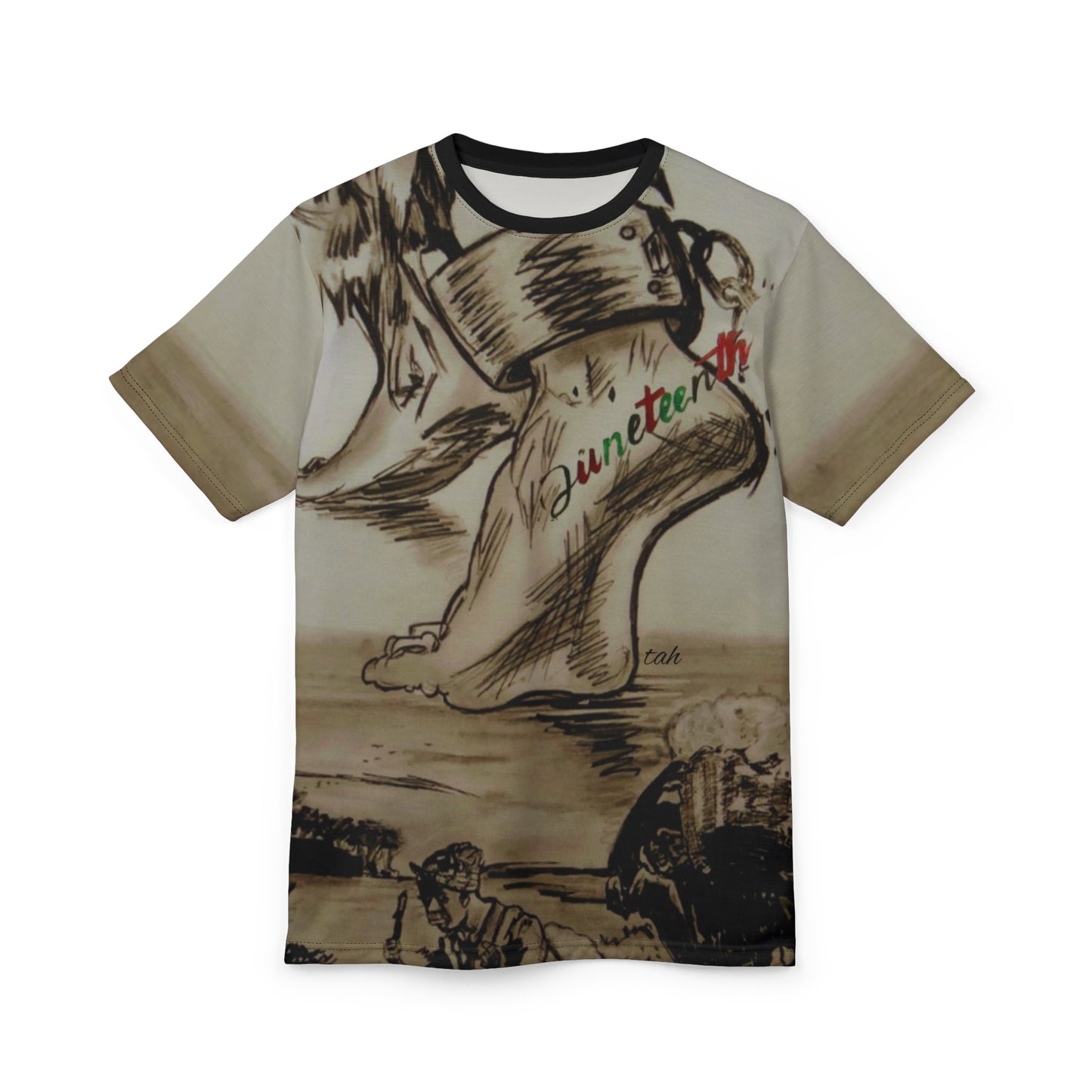 Juneteenth Unisex Tee - Artist tah Straight Outta Flint Michigan Celebration Shirt