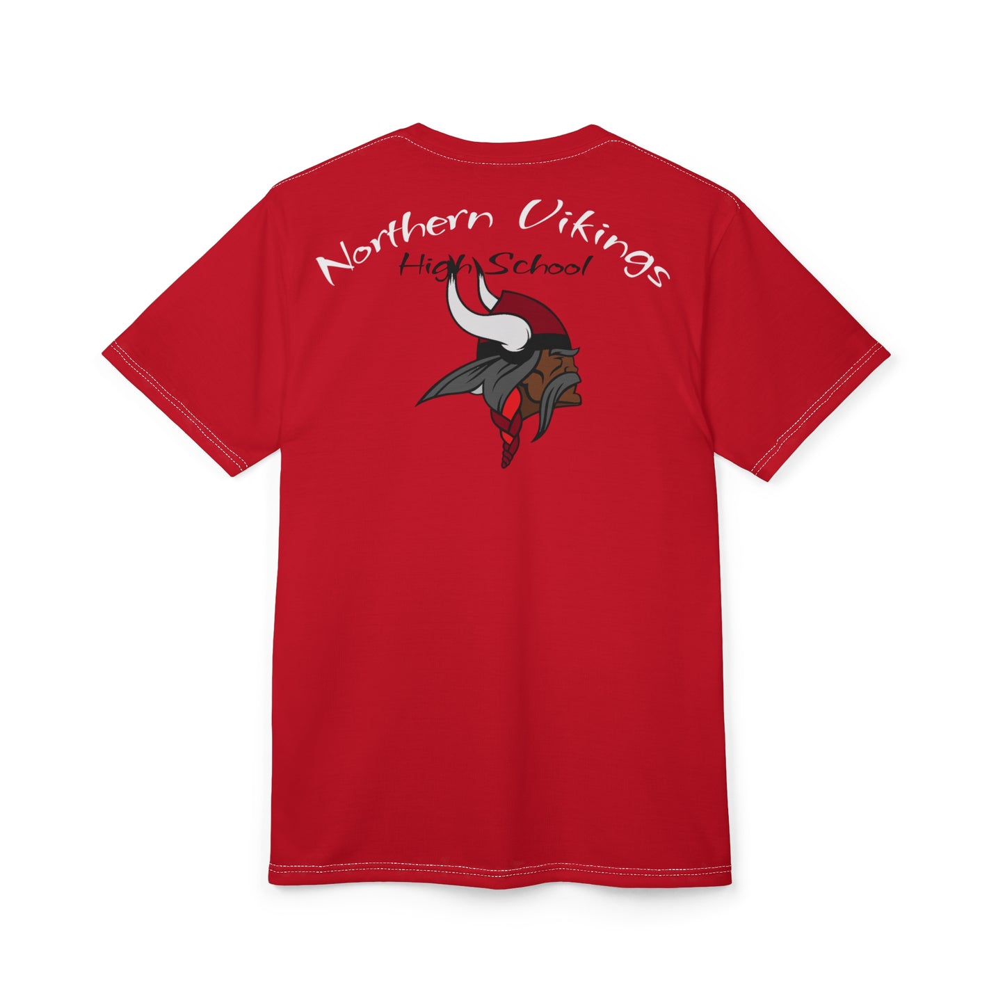 Flint Northern Vikings Boots On The Ground High School Reunion Men's Tee in Red