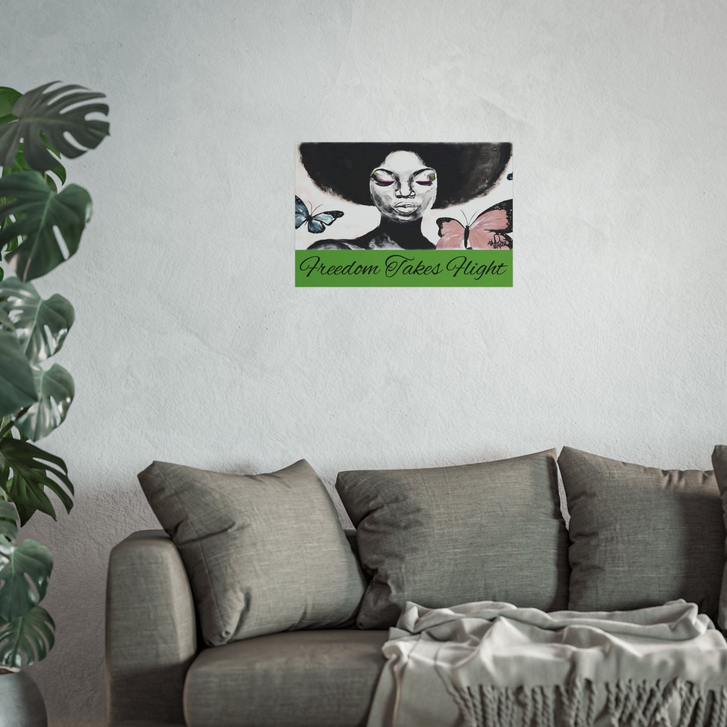 Freedom Takes Flight - Art Poster