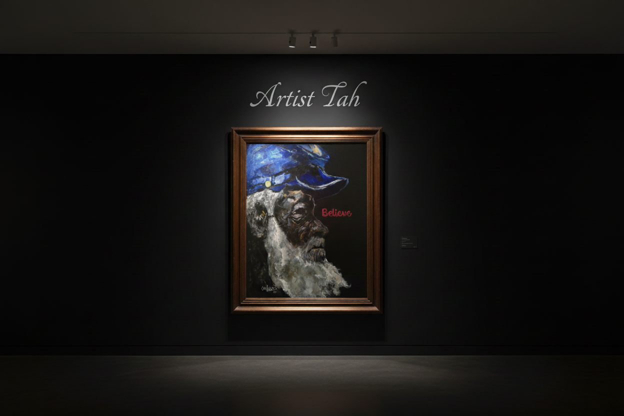 Inspirational Fine Art Poster - 'Believe' - Unique Wall Decor for Home and Office