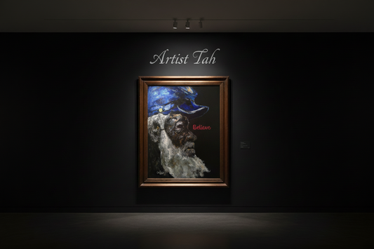 Inspirational Fine Art Poster - 'Believe' - Unique Wall Decor for Home and Office