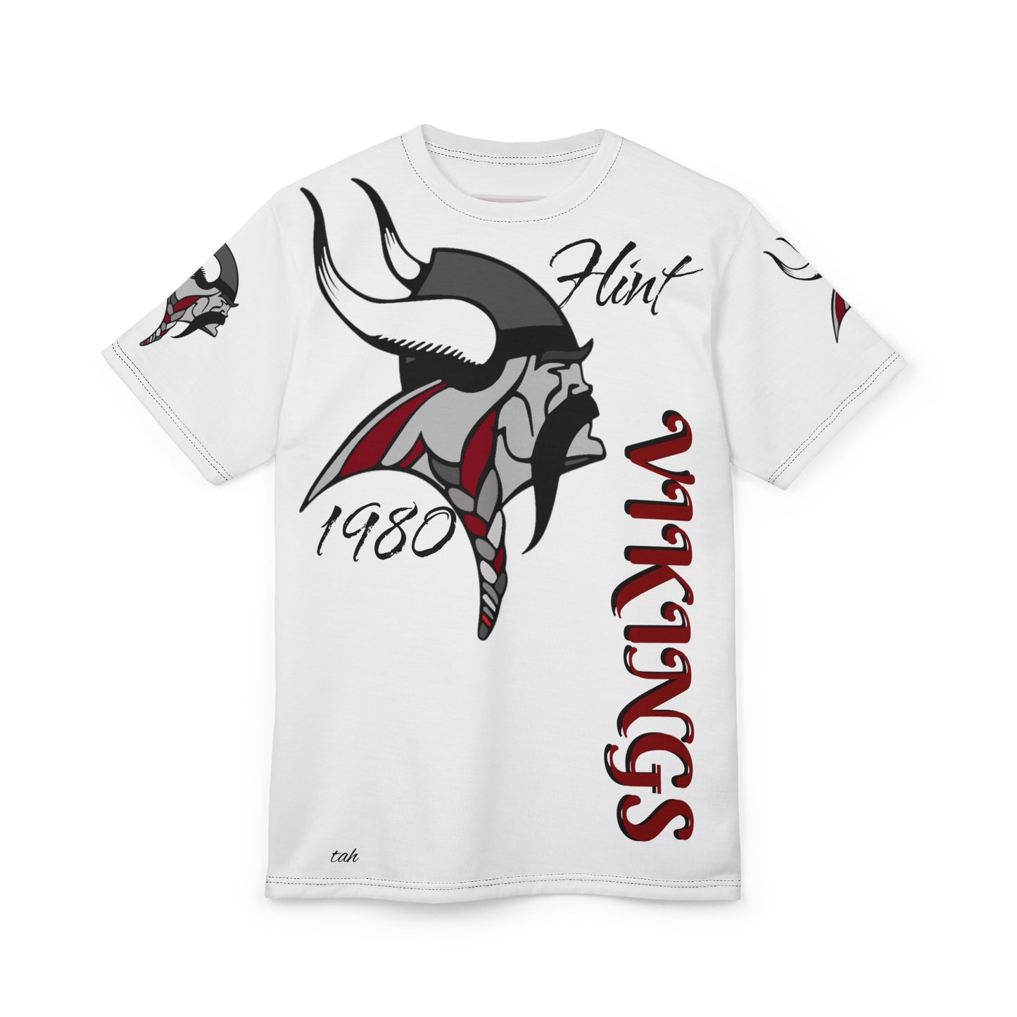 White Tee Flint Northern High School (Vikings) 1980 Class Reunion by Tah