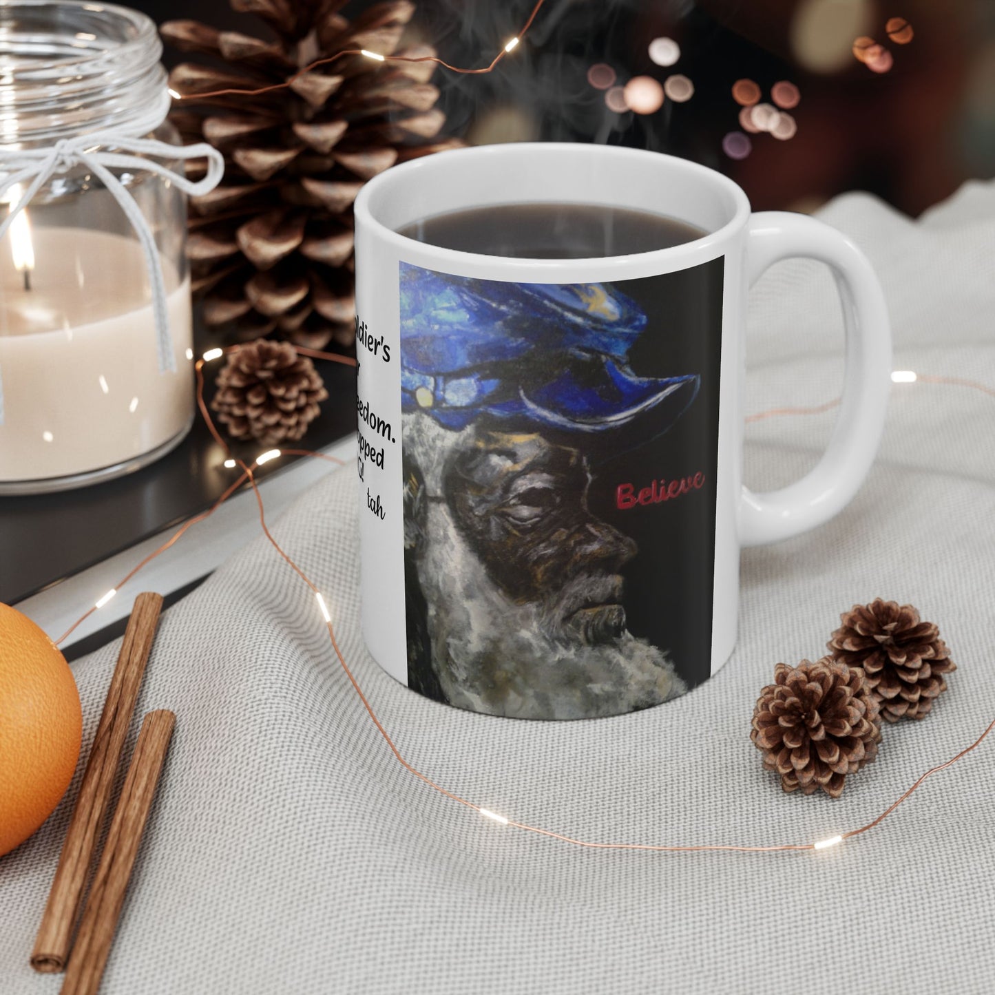 Inspirational Ceramic Mug - "Believe" - 11oz & 15oz Options