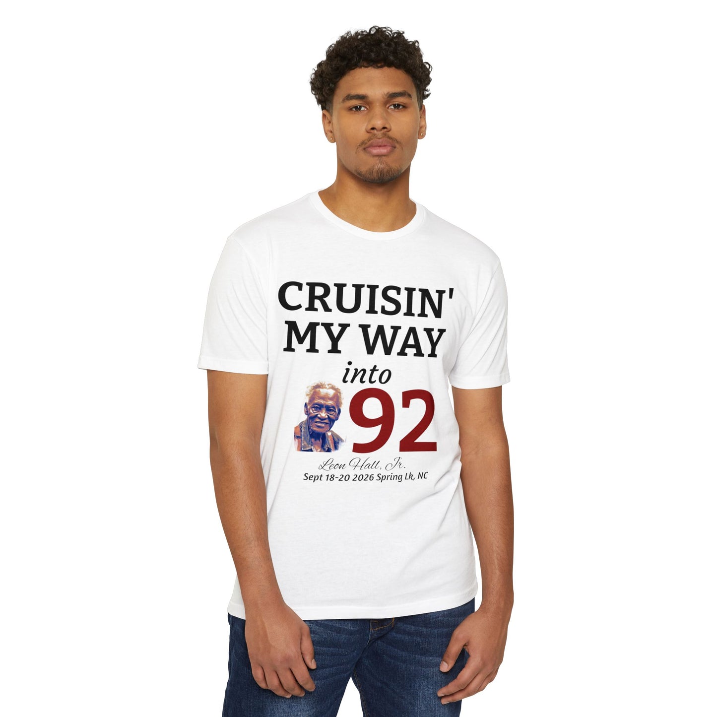 Cruisin' My Way into 92 Leon's Birthday T-Shirt Nothing on the back — 'Straight Outta 1934' Vintage Celebration Tee