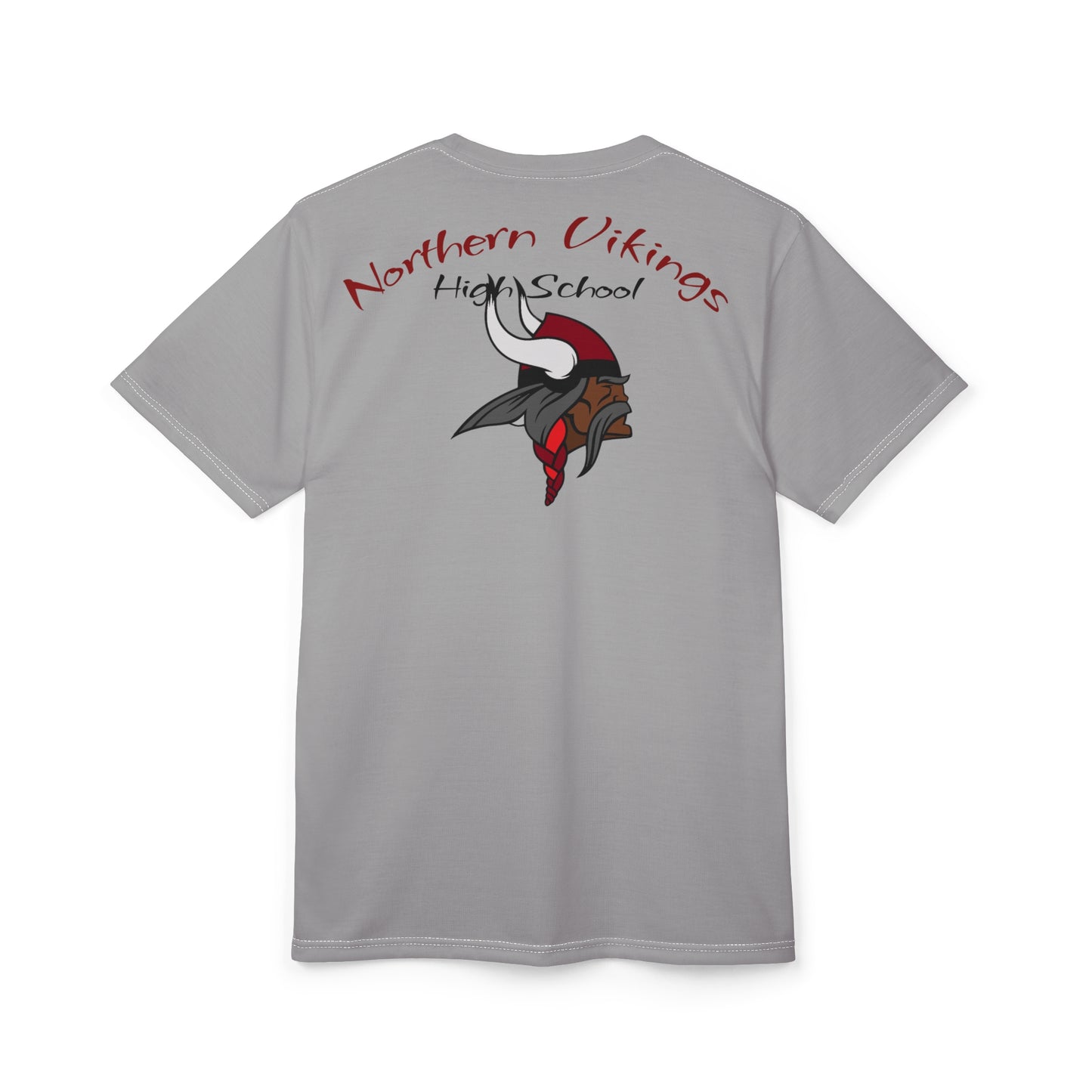 Flint Northern Vikings Boots On The Ground High School Reunion Men's Tee in Grey