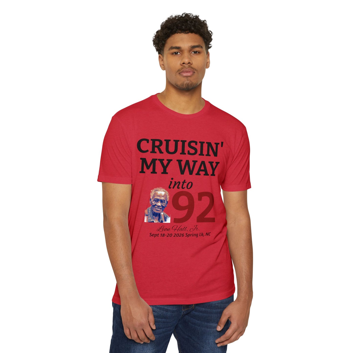 Cruisin' My Way into 92 Leon's Birthday T-Shirt Nothing on the back — 'Straight Outta 1934' Vintage Celebration Tee