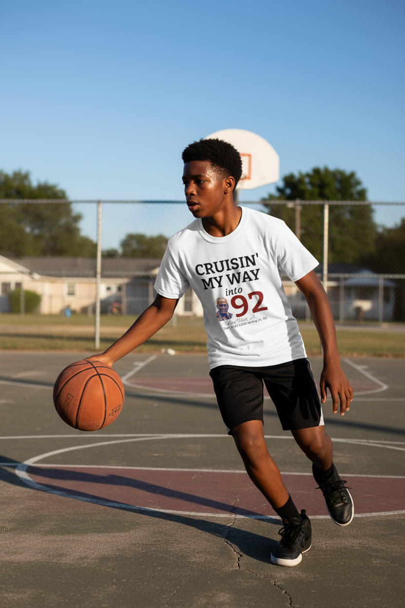 Cruisin' My Way into 92 Leon's Birthday T-Shirt Nothing on the back — 'Straight Outta 1934' Vintage Celebration Tee
