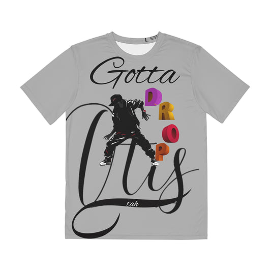 Otis Gotta Drop Hip Hop Dancing Gray Tee Men, designed by tah