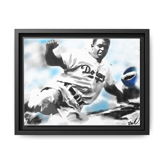 Honoring Baseball Player Jackie Robinson, artist tah
