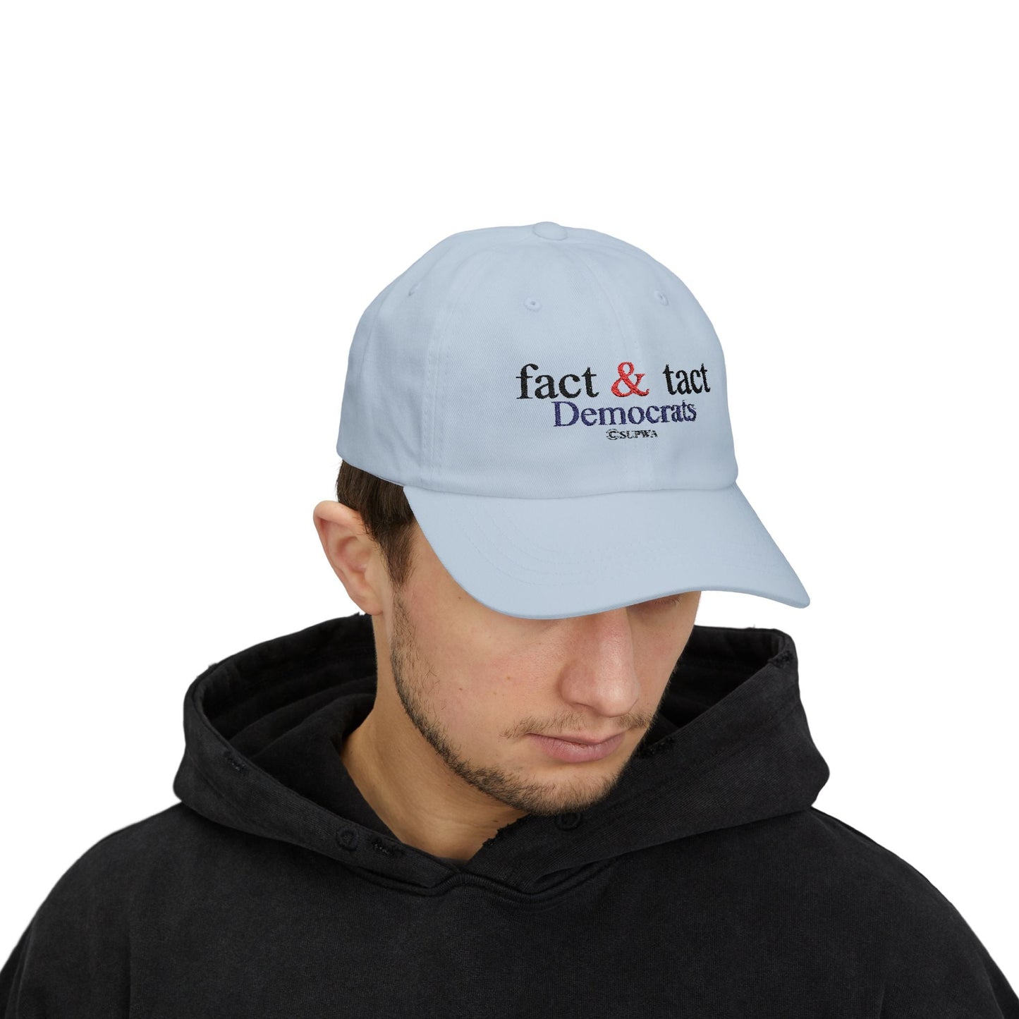 The Fact and Tact Cap from We The People Collective organization light colors