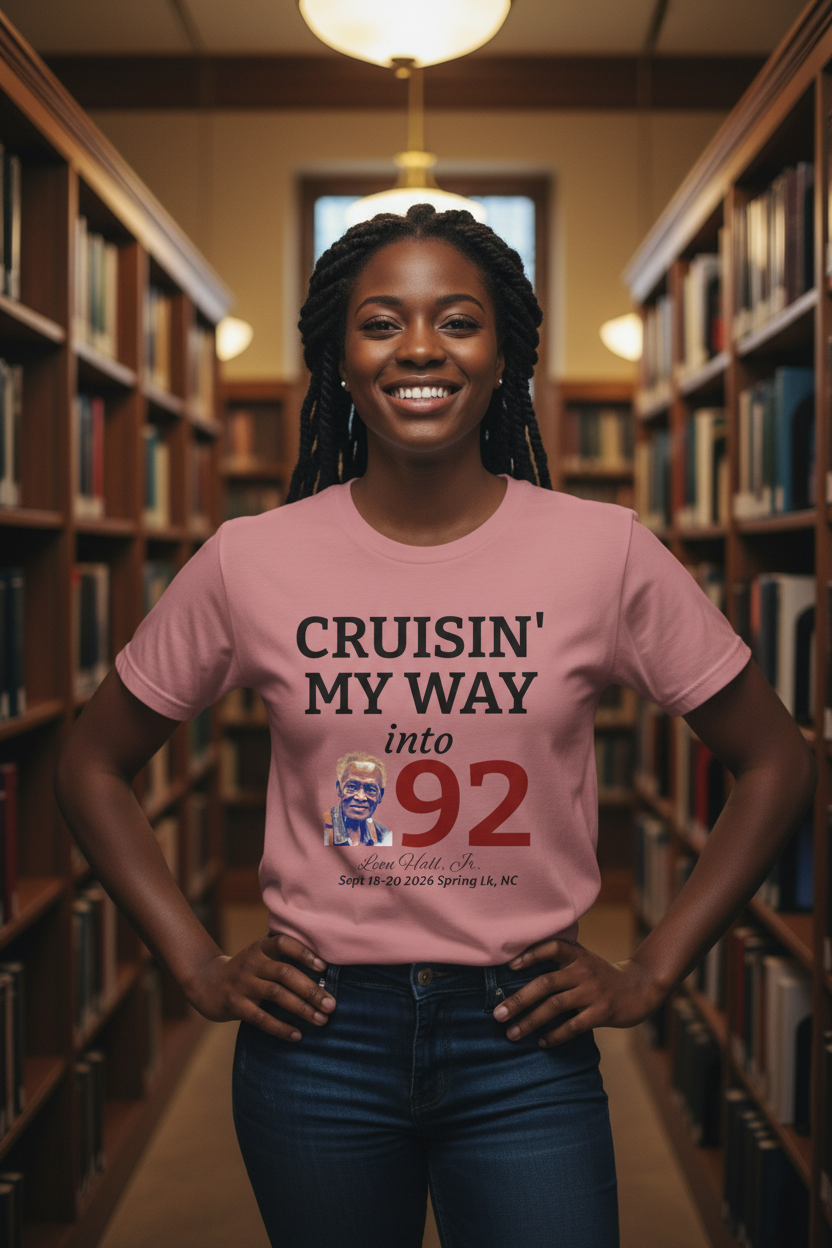 Cruisin' My Way into 92 Leon's Birthday T-Shirt Nothing on the back — 'Straight Outta 1934' Vintage Celebration Tee