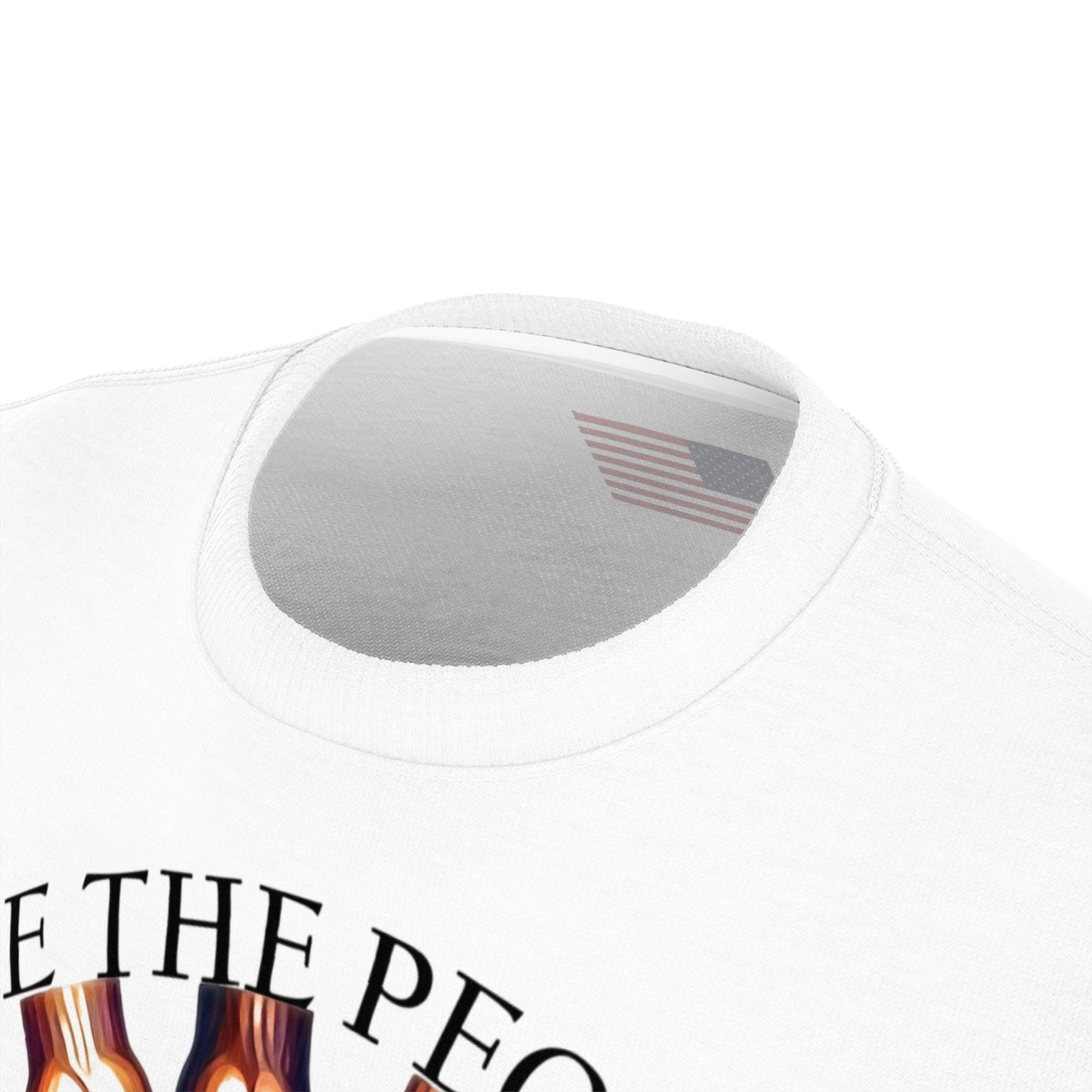 We The People Collective White T-Shirt for Patriotism & Unity designed by tah