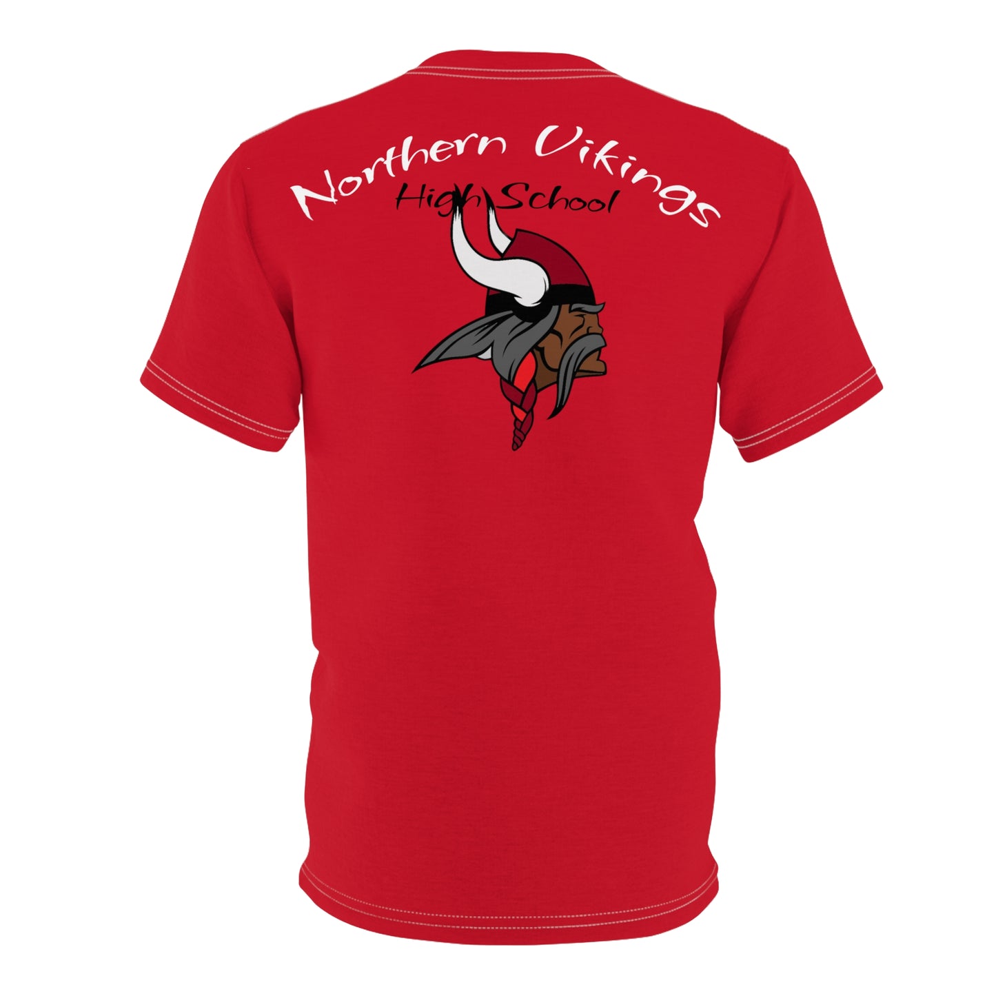 Flint Northern Vikings Boots On The Ground High School Reunion Men's Tee in Red