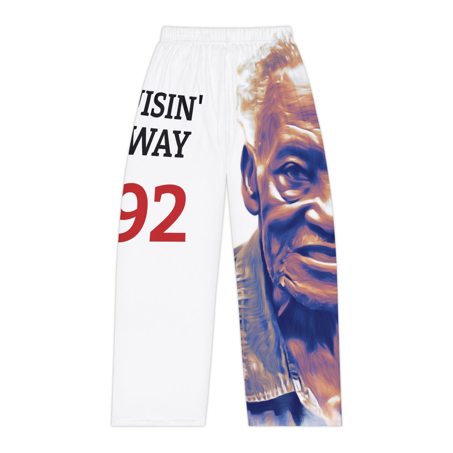 Leon's Pajama Pants — 'Cruisin' My Way into 92' Retro Portrait Sleepwear