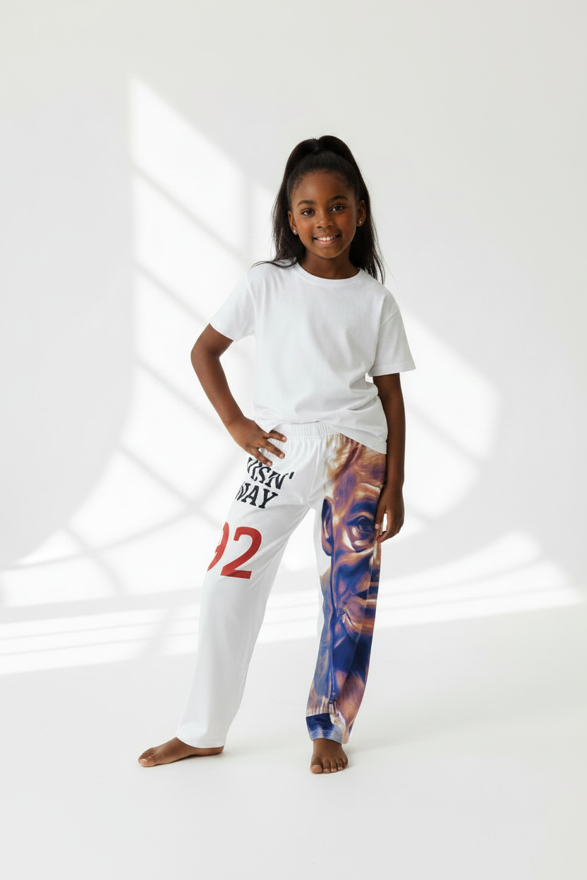 Leon's Pajama Pants — 'Cruisin' My Way into 92' Retro Portrait Sleepwear