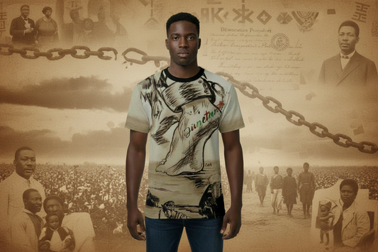 Juneteenth Unisex Tee - Artist tah Straight Outta Flint Michigan Celebration Shirt