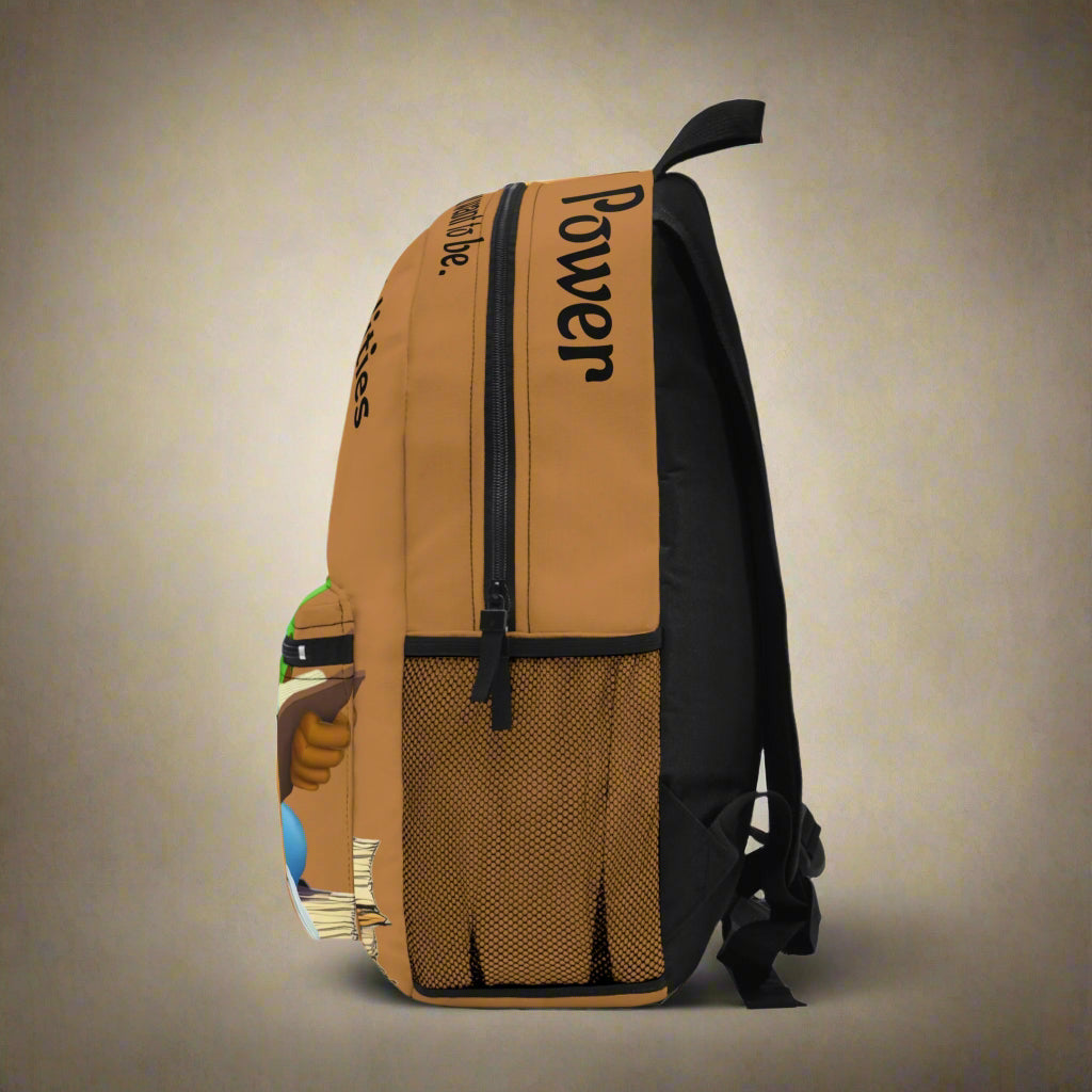 Inspirational Student Backpack - "Do You Know Your History?" Design for Book Lovers