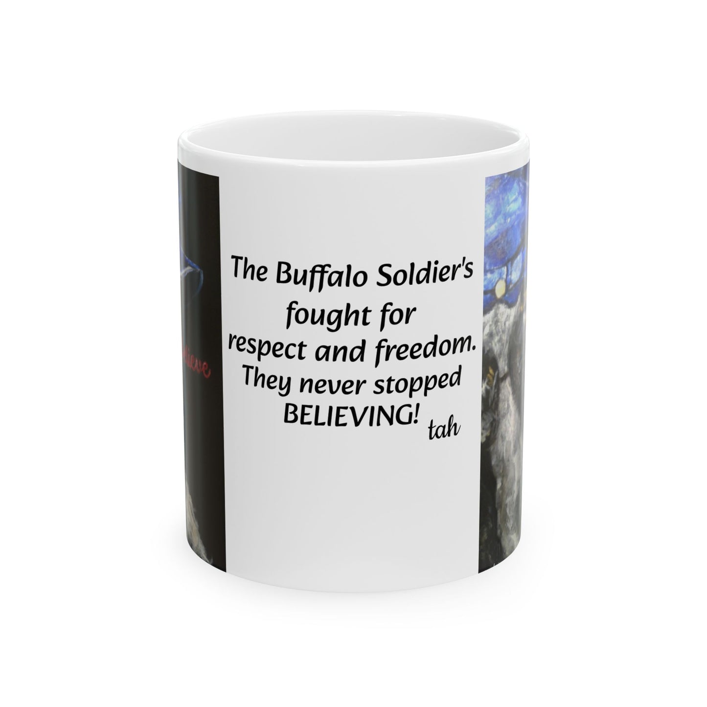 Inspirational Ceramic Mug - "Believe" - 11oz & 15oz Options