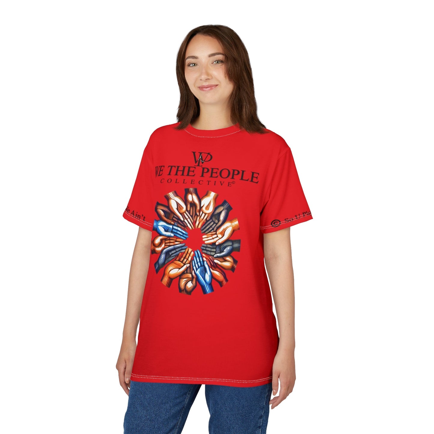 We The People Collective Red Unisex Tee