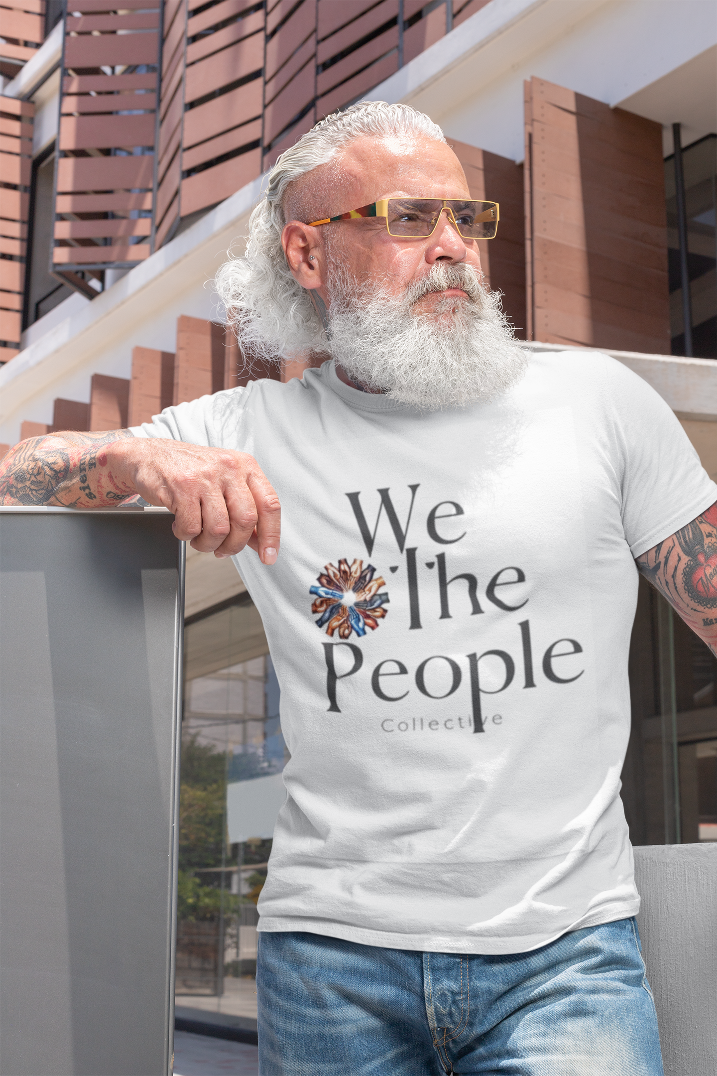 We The People Collective Cut & Sew Tee White