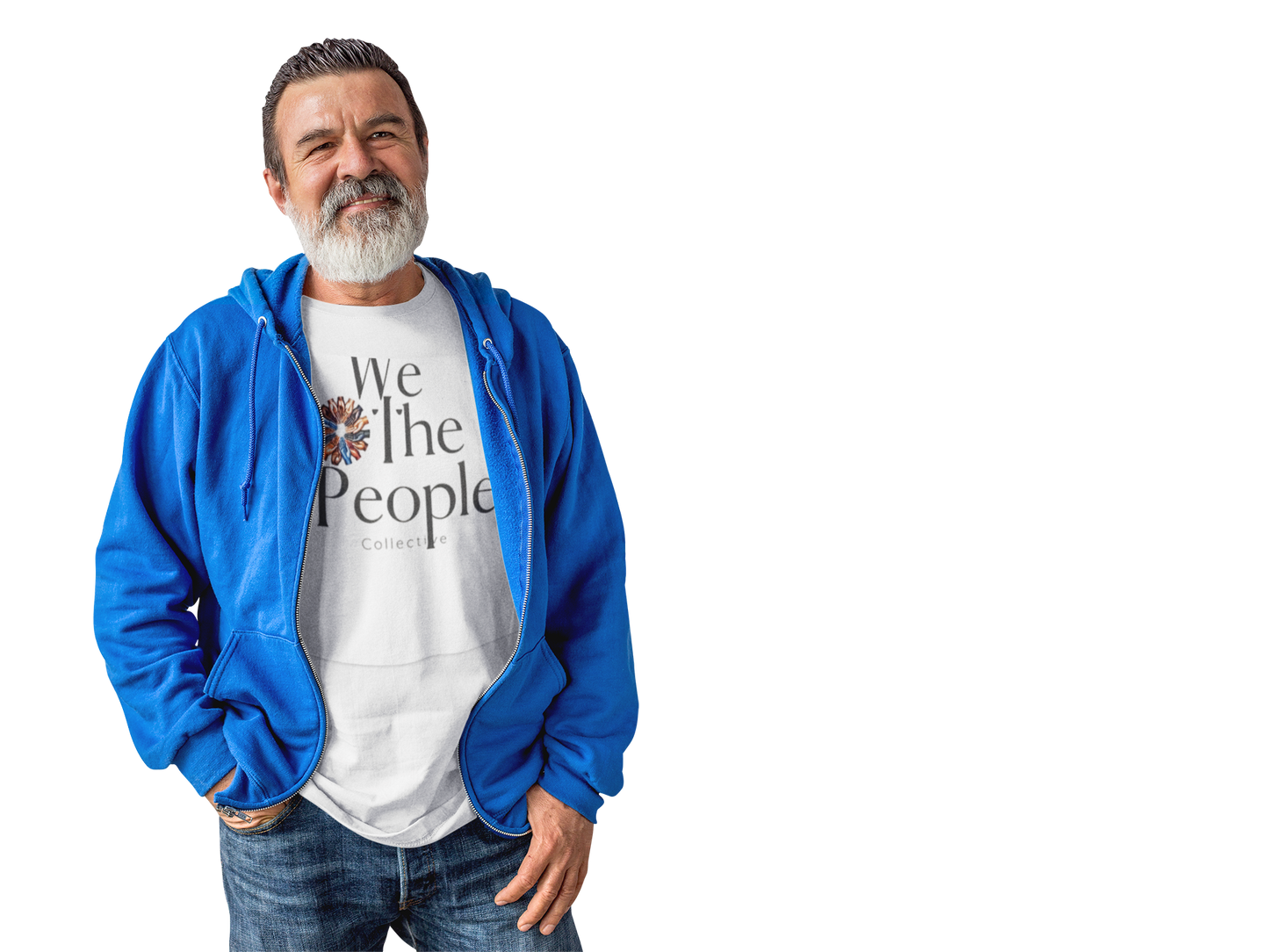 We The People Collective Cut & Sew Tee White