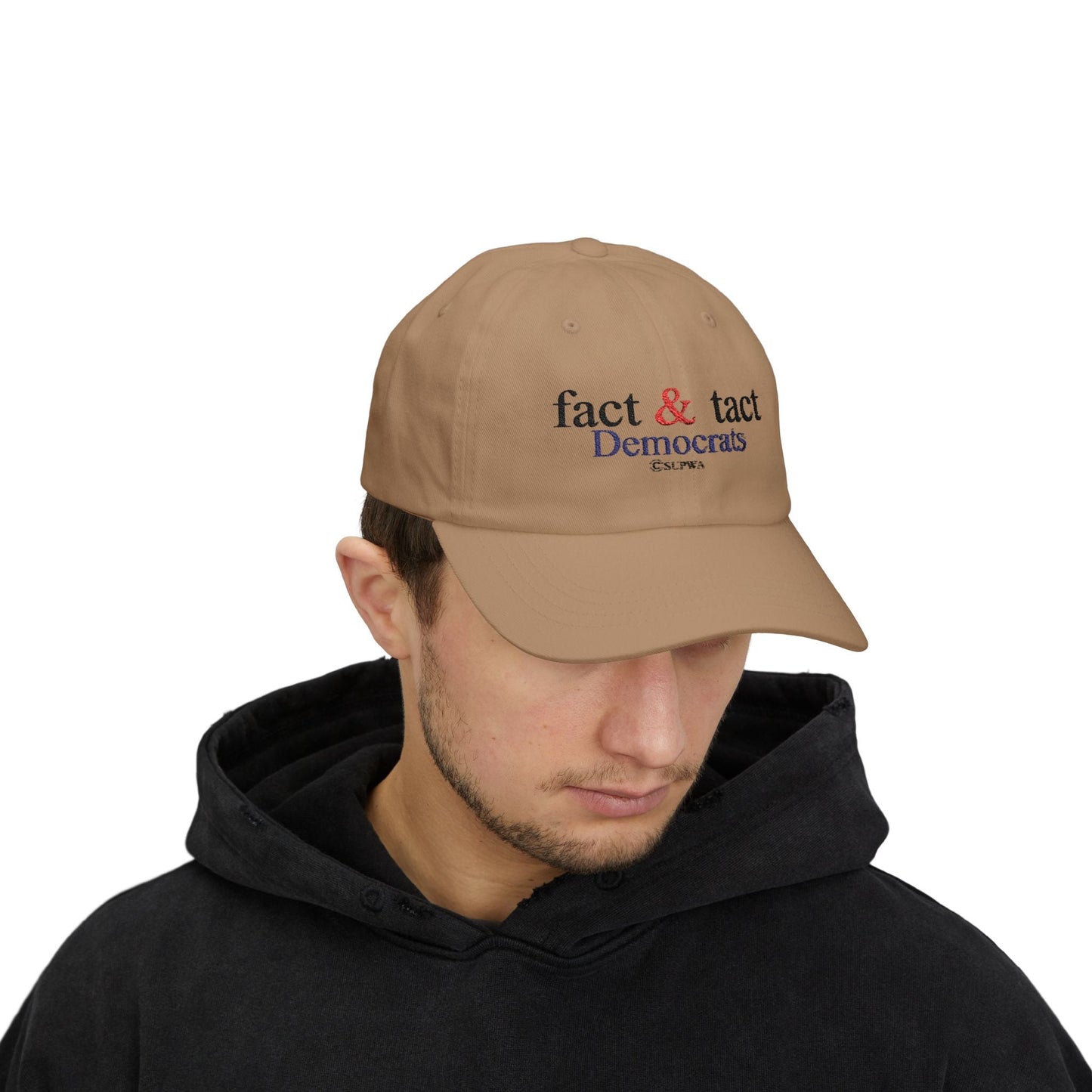 The Fact and Tact Cap from We The People Collective organization light colors