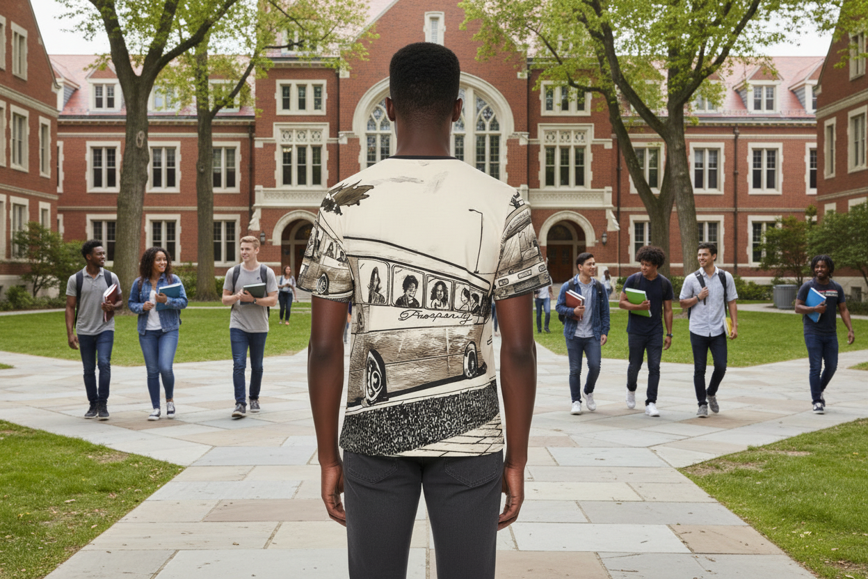The Long Ride 'Prosperity' Bus t-shirt
