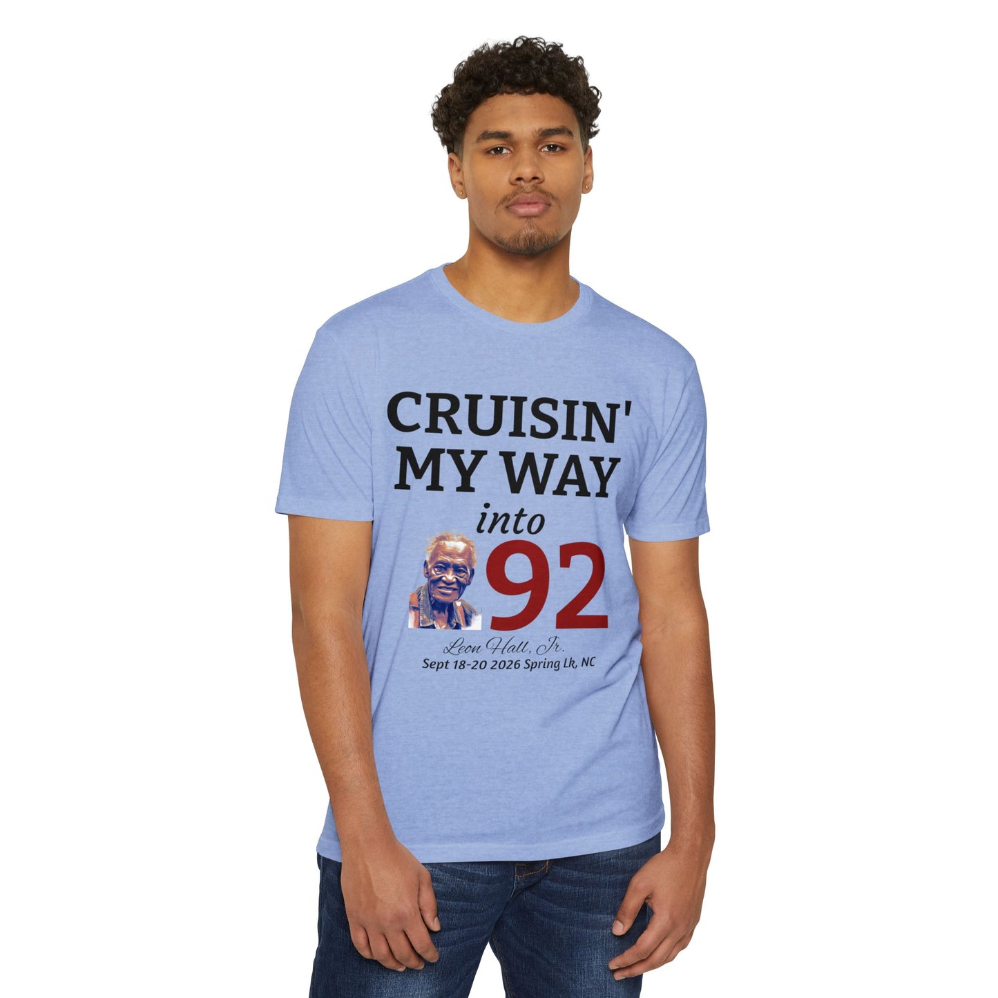 Cruisin' My Way into 92 Leon's Birthday T-Shirt Nothing on the back — 'Straight Outta 1934' Vintage Celebration Tee