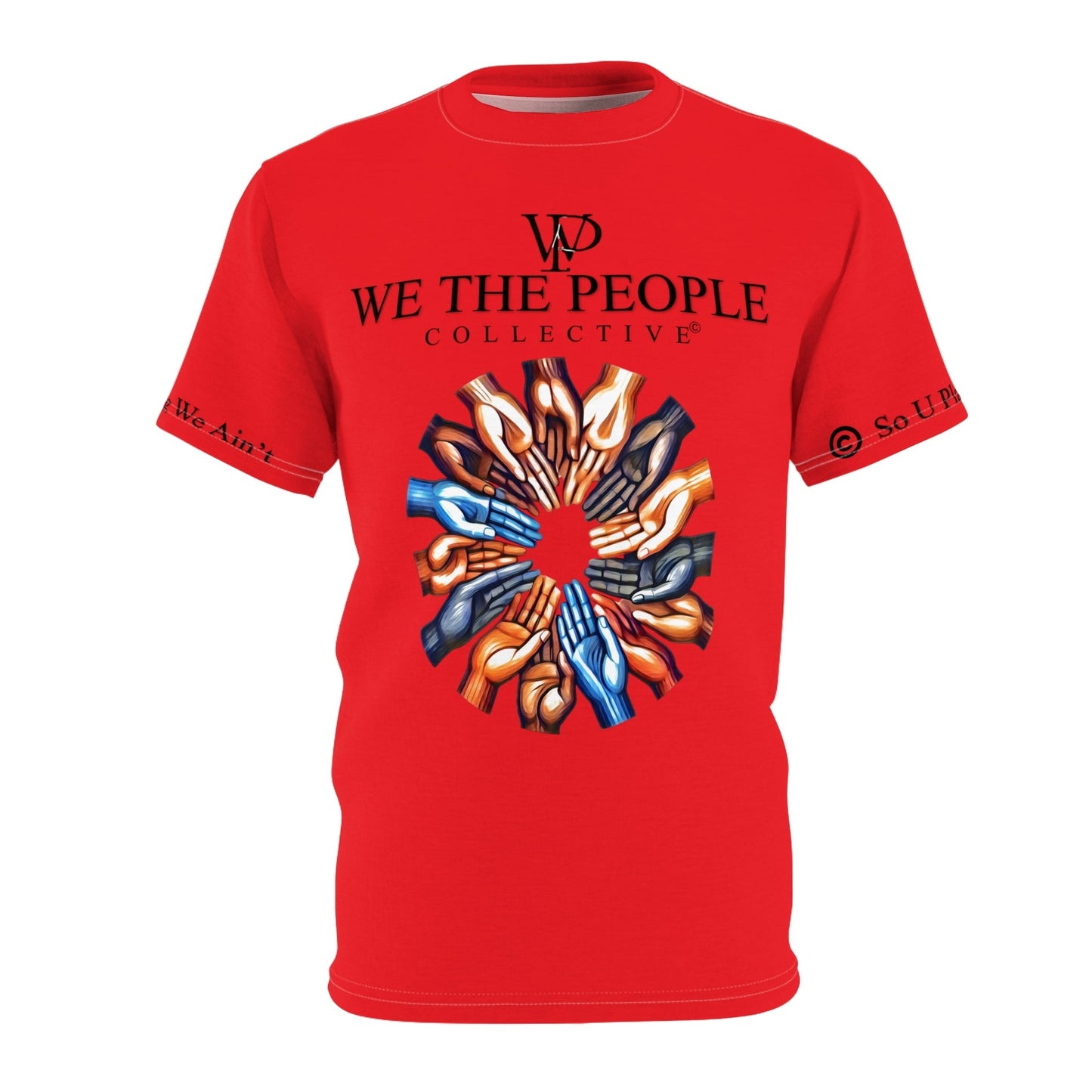We The People Collective Red Unisex Tee
