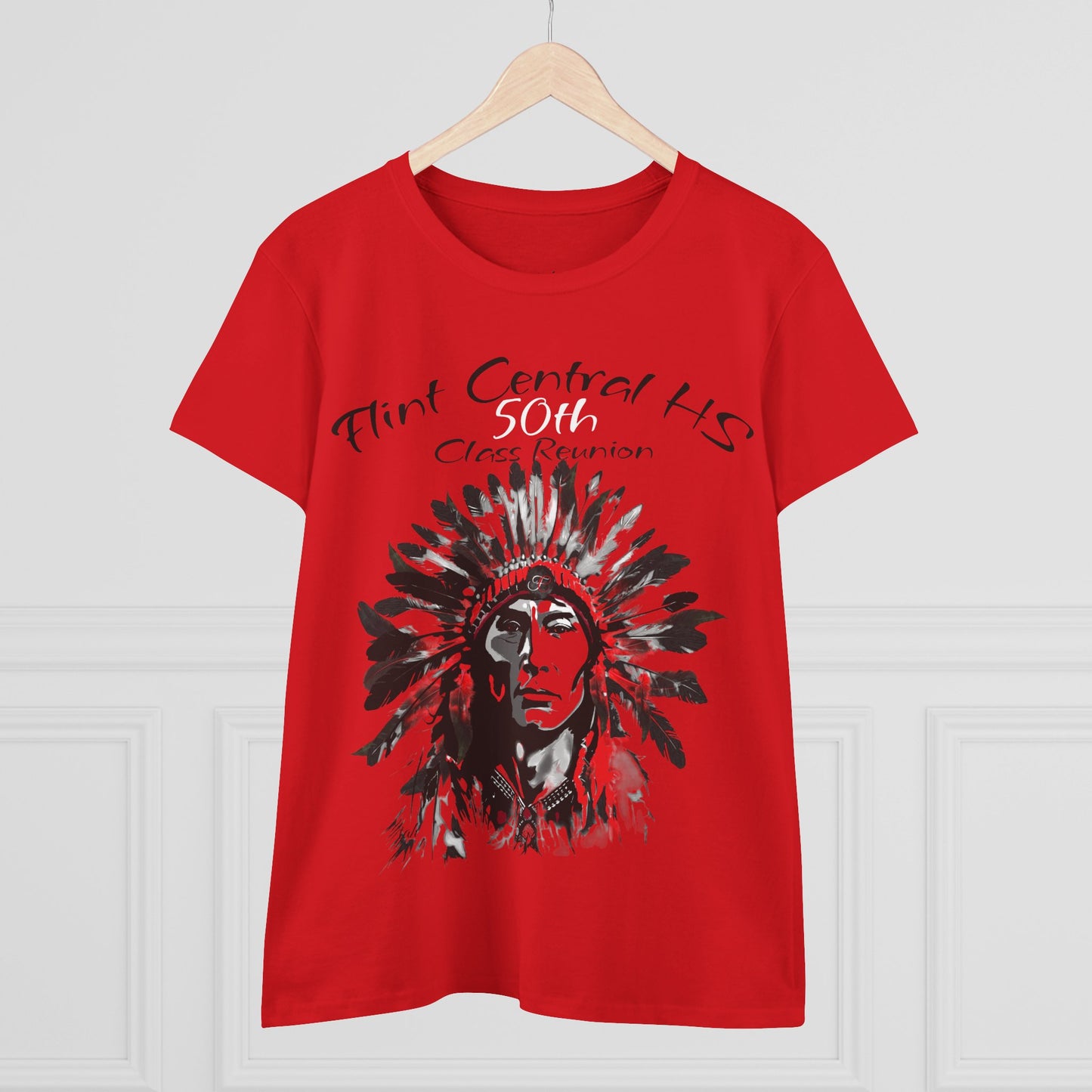 Debora's 50 years Straight Outta - Flint Central Indians High School 50 years Vibe Tee by tah