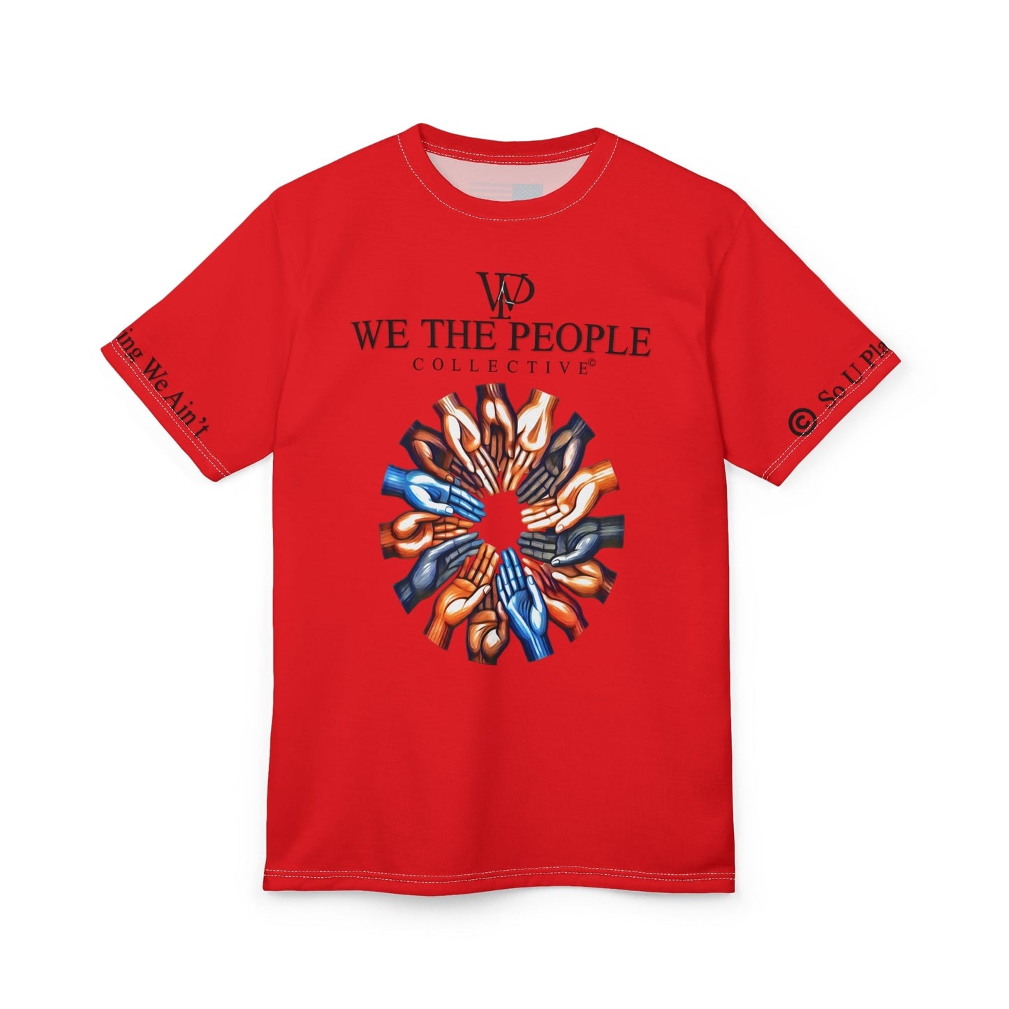 We The People Collective Red Unisex Tee