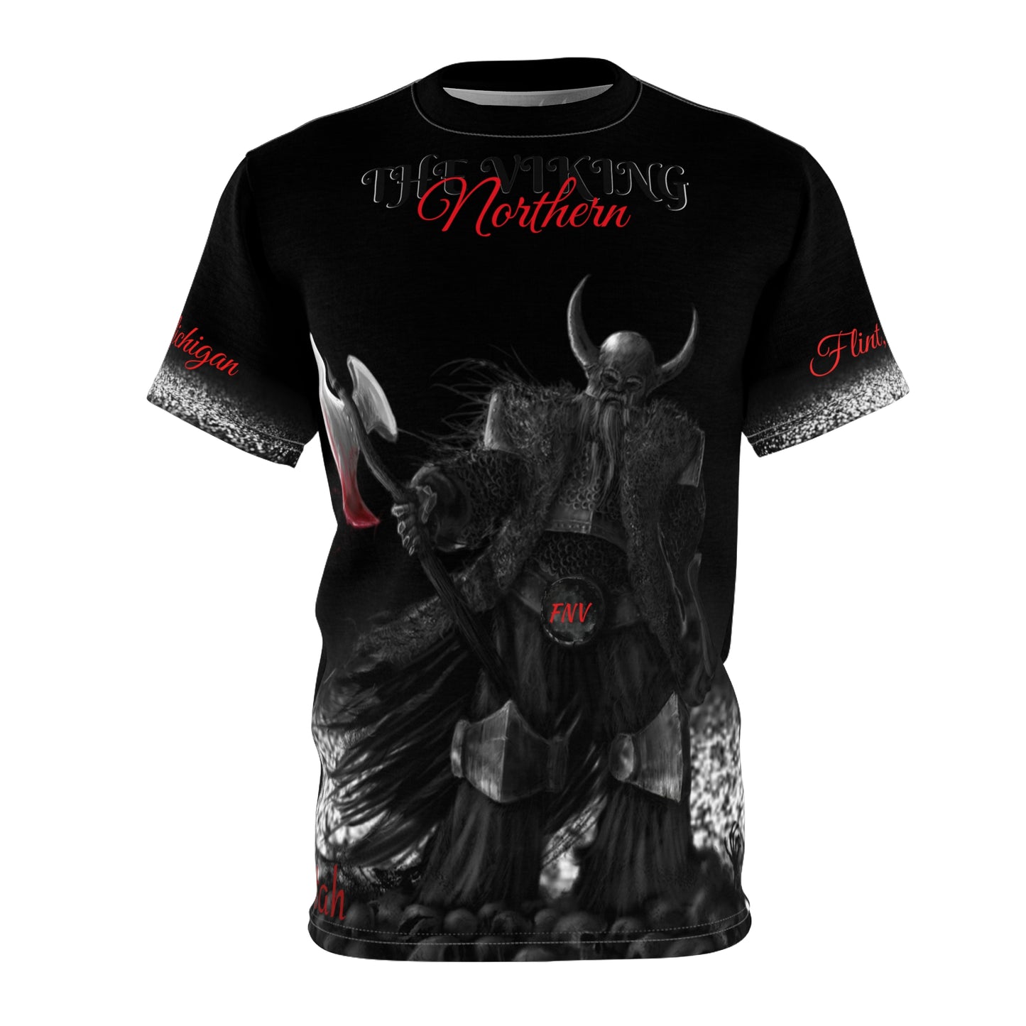 THE GOTHAM VIKING Straight Outta Flint Northern High School Class of 1981 Design by tah