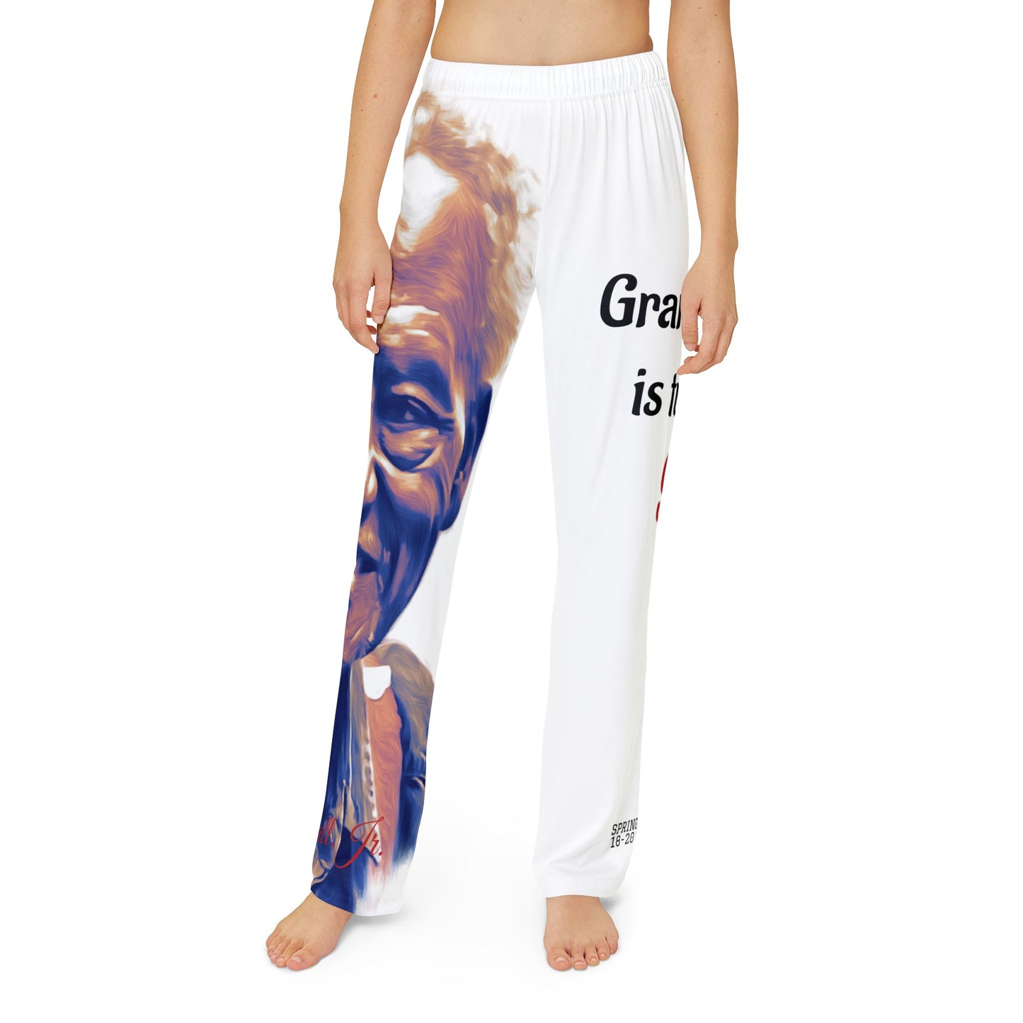 LeonJr92 Kids Lounge Pants - Personalized Grandparent Birthday Design (e.g., "My Grand Daddy is turning 92")