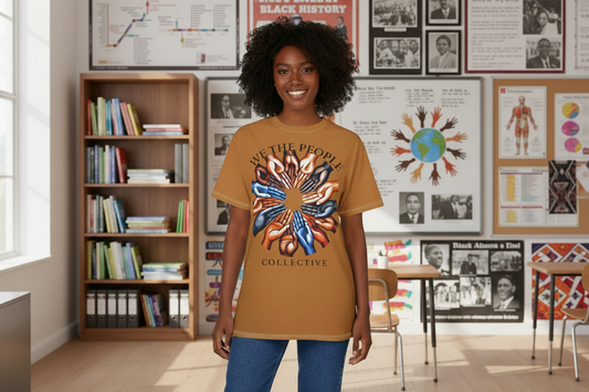 We The People Collective T-Shirt for Patriotism & Unity designed by tah