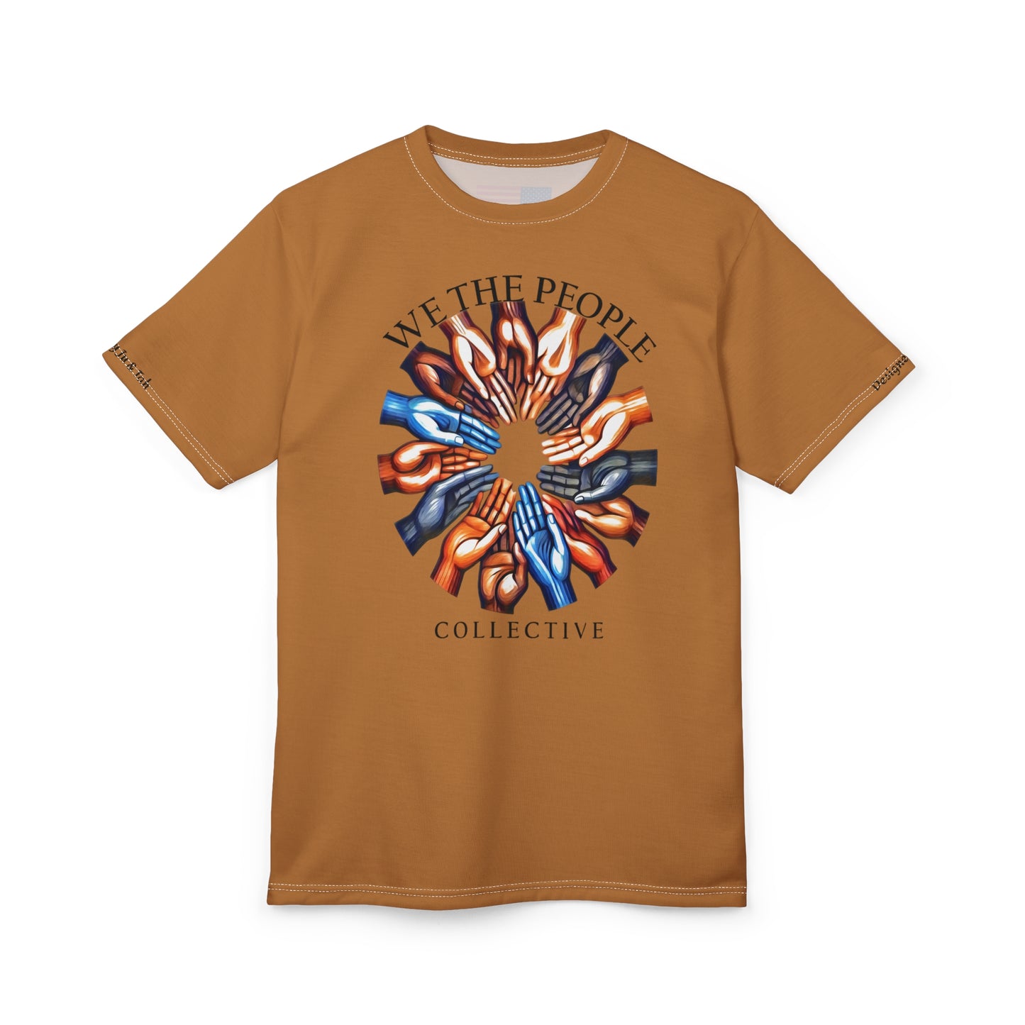 We The People Collective T-Shirt for Patriotism & Unity designed by tah