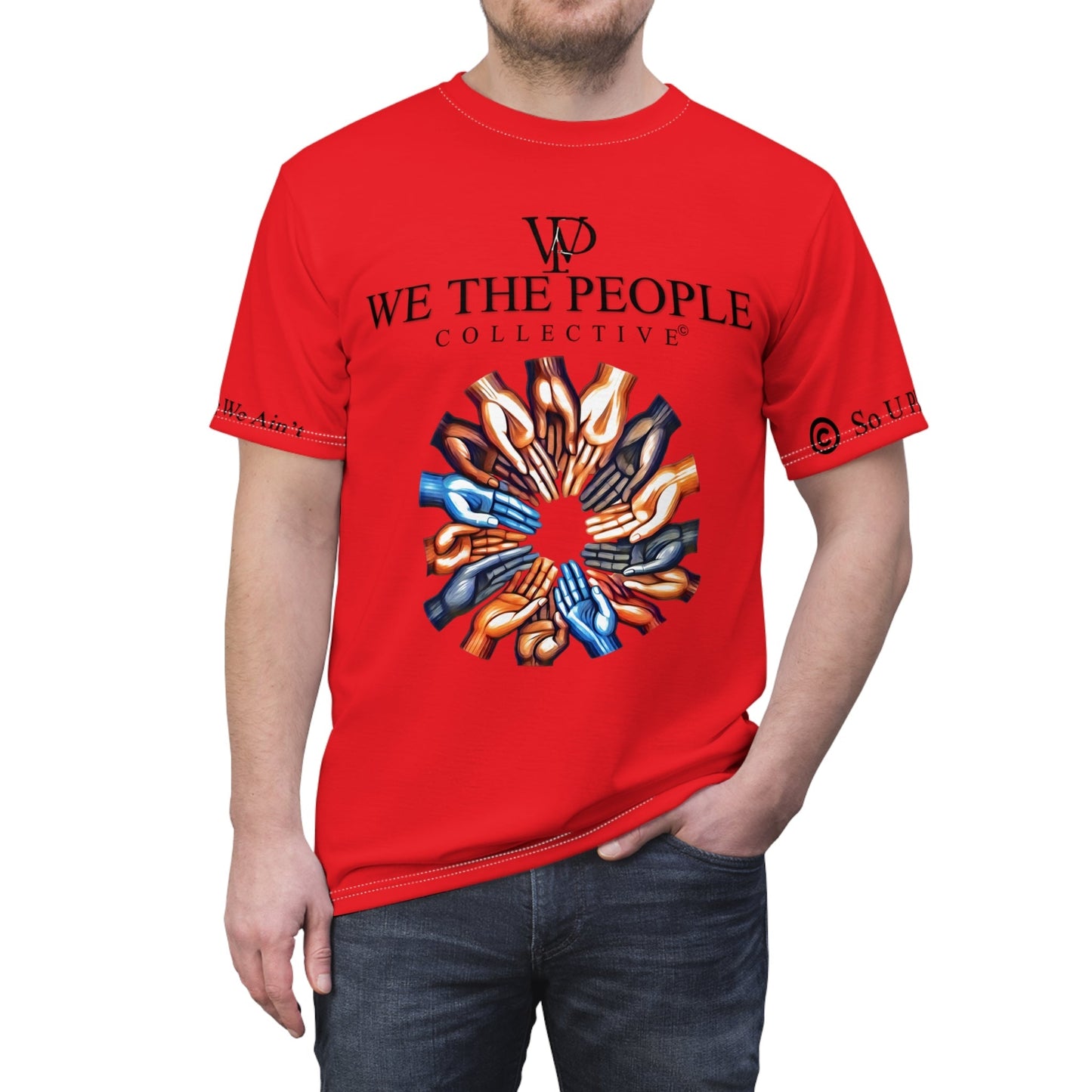 We The People Collective Red Unisex Tee