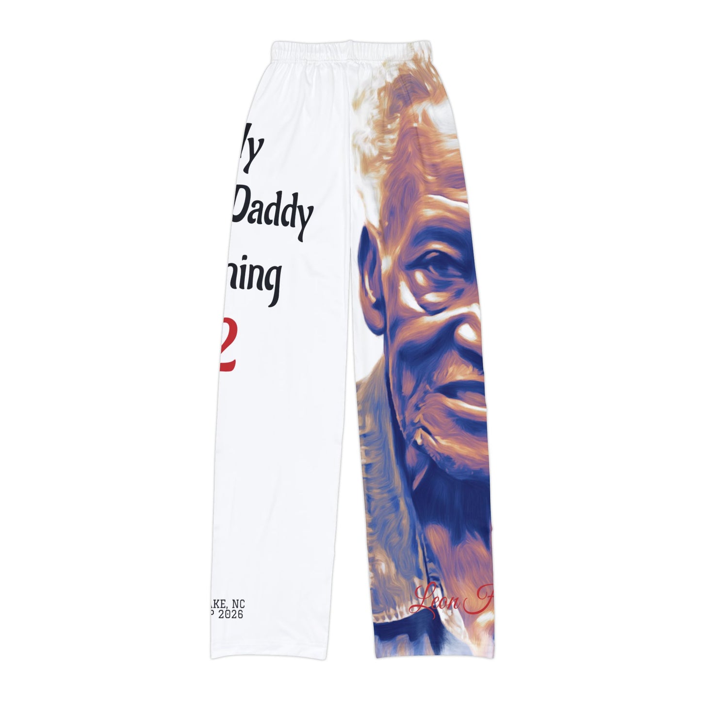 LeonJr92 Kids Lounge Pants - Personalized Grandparent Birthday Design (e.g., "My Grand Daddy is turning 92")