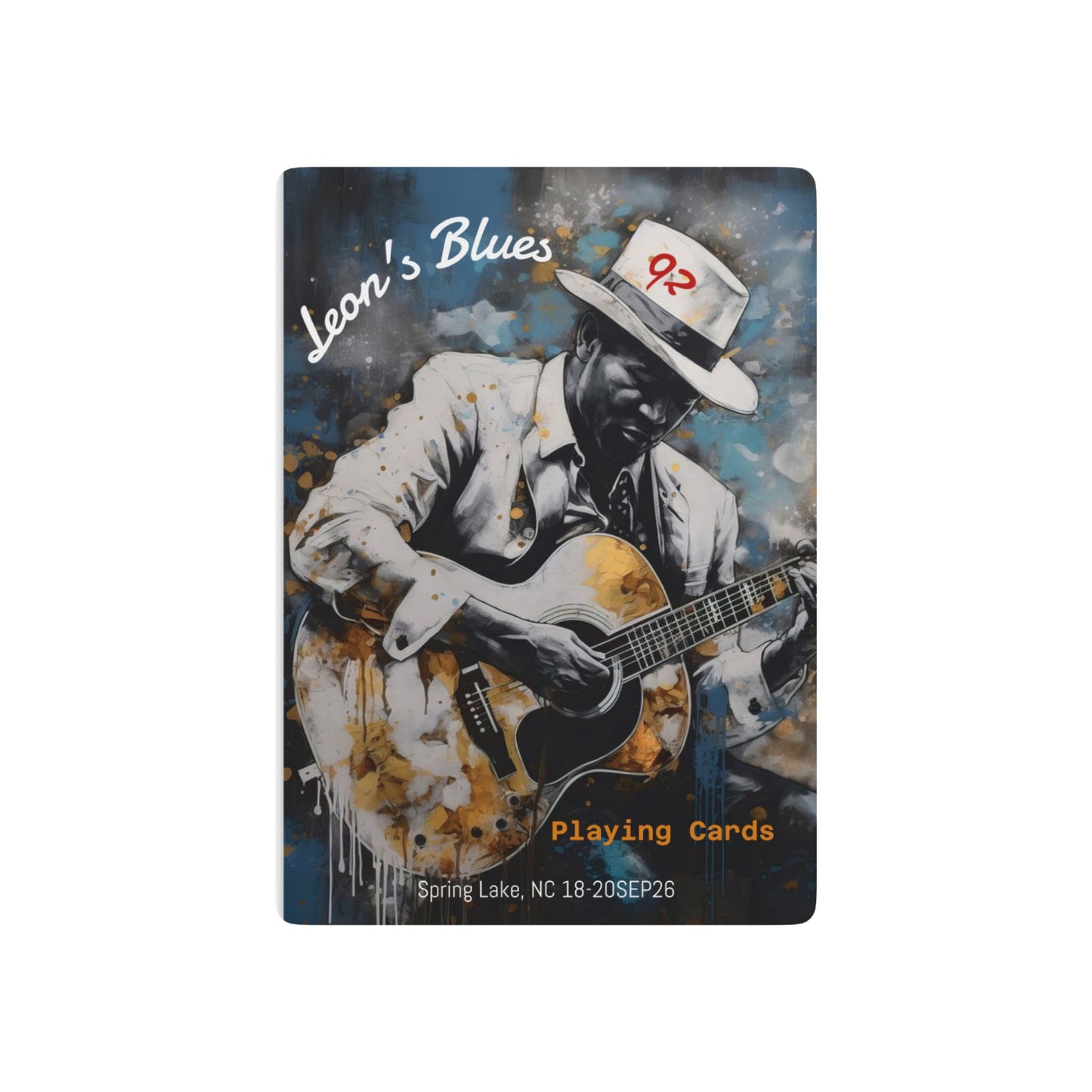Leon's Down Home Blues Playing Cards — 'Leon's Blues' Custom Deck