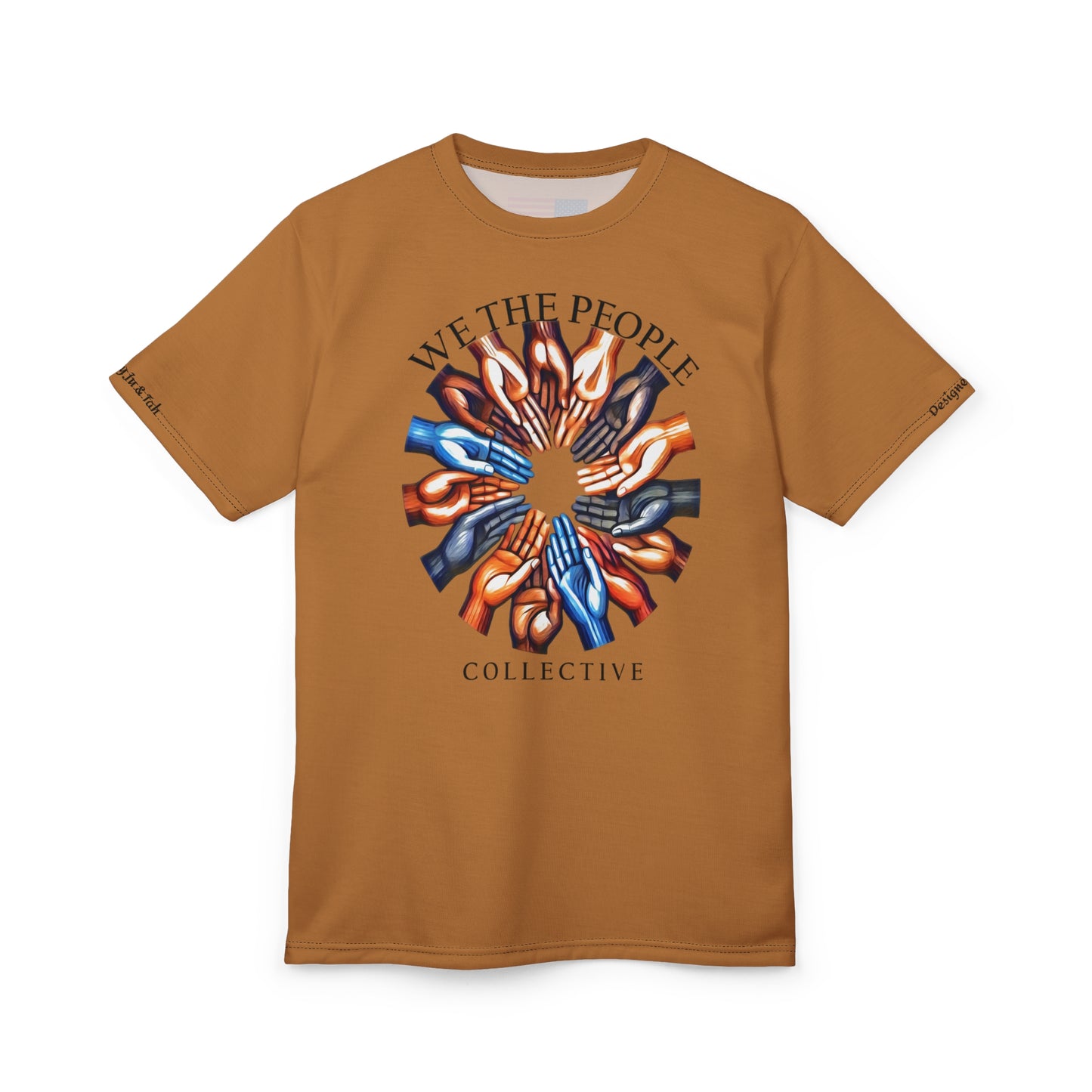 We The People Collective T-Shirt for Patriotism & Unity designed by tah