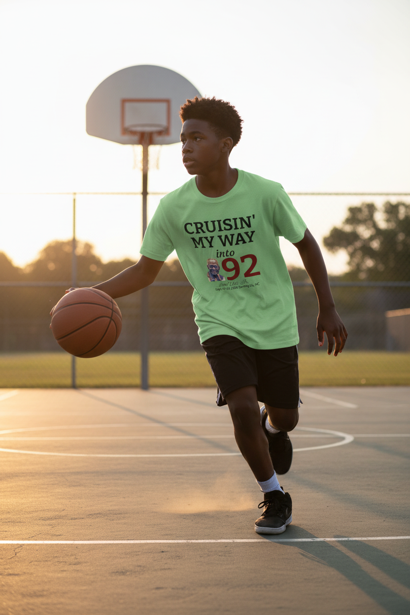 Cruisin' My Way into 92 Leon's Birthday T-Shirt — 'Straight Outta 1934' Vintage Celebration Tee