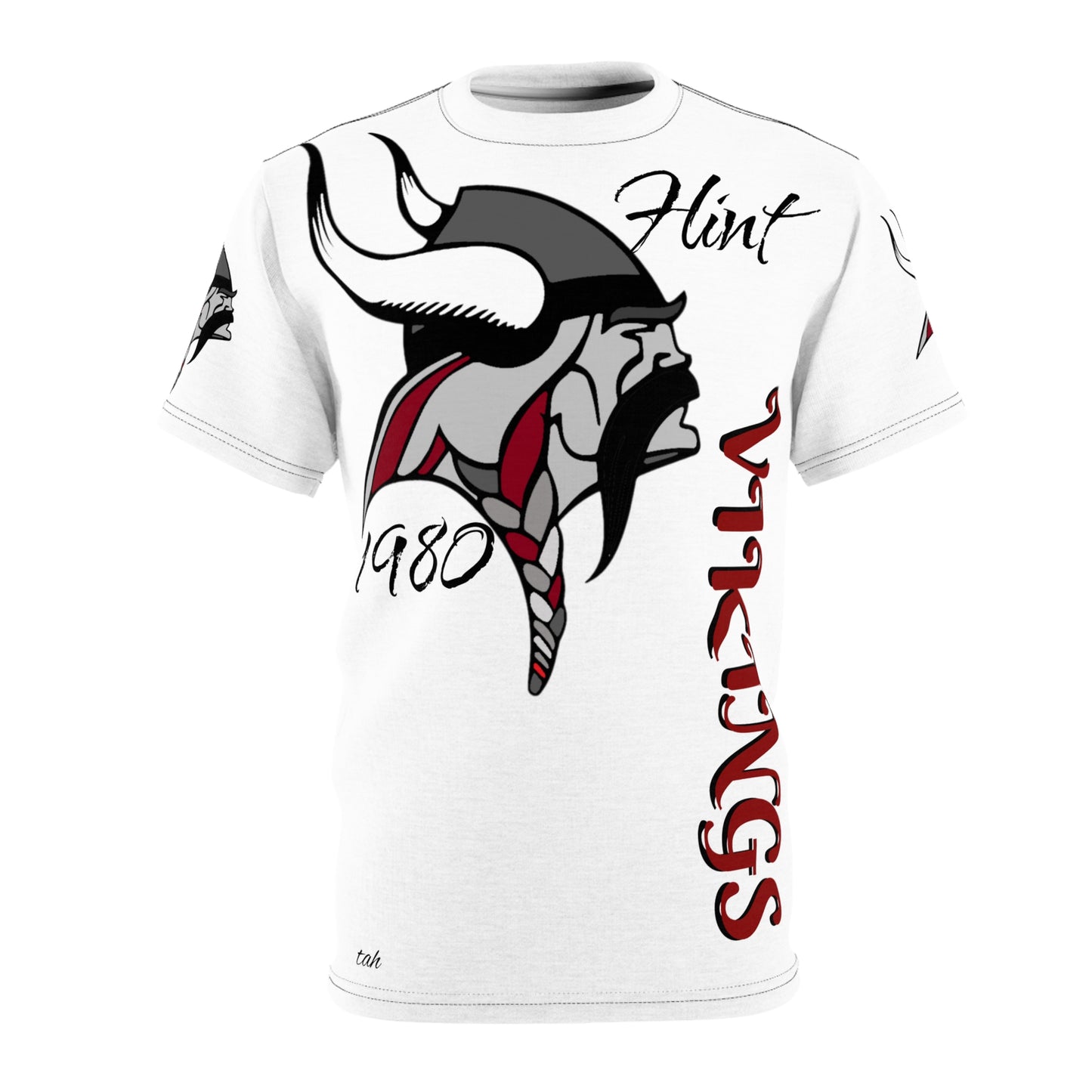 White Tee Flint Northern High School (Vikings) 1980 Class Reunion by Tah